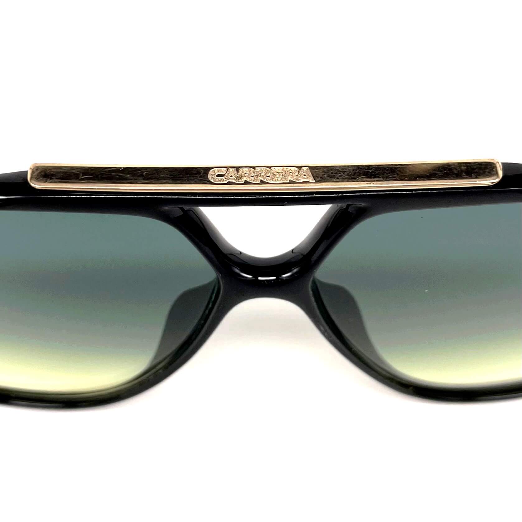 Vintage CARRERA 5405 rare black aviator sunglasses