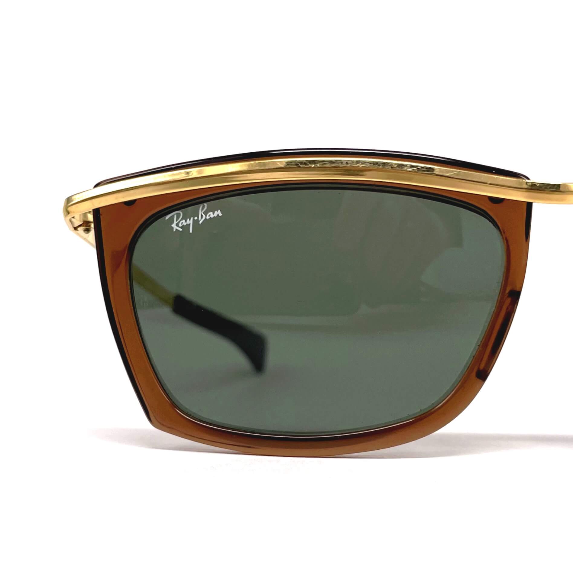 Vintage RAY-BAN Olympian II brown crystal mineral sunglasses