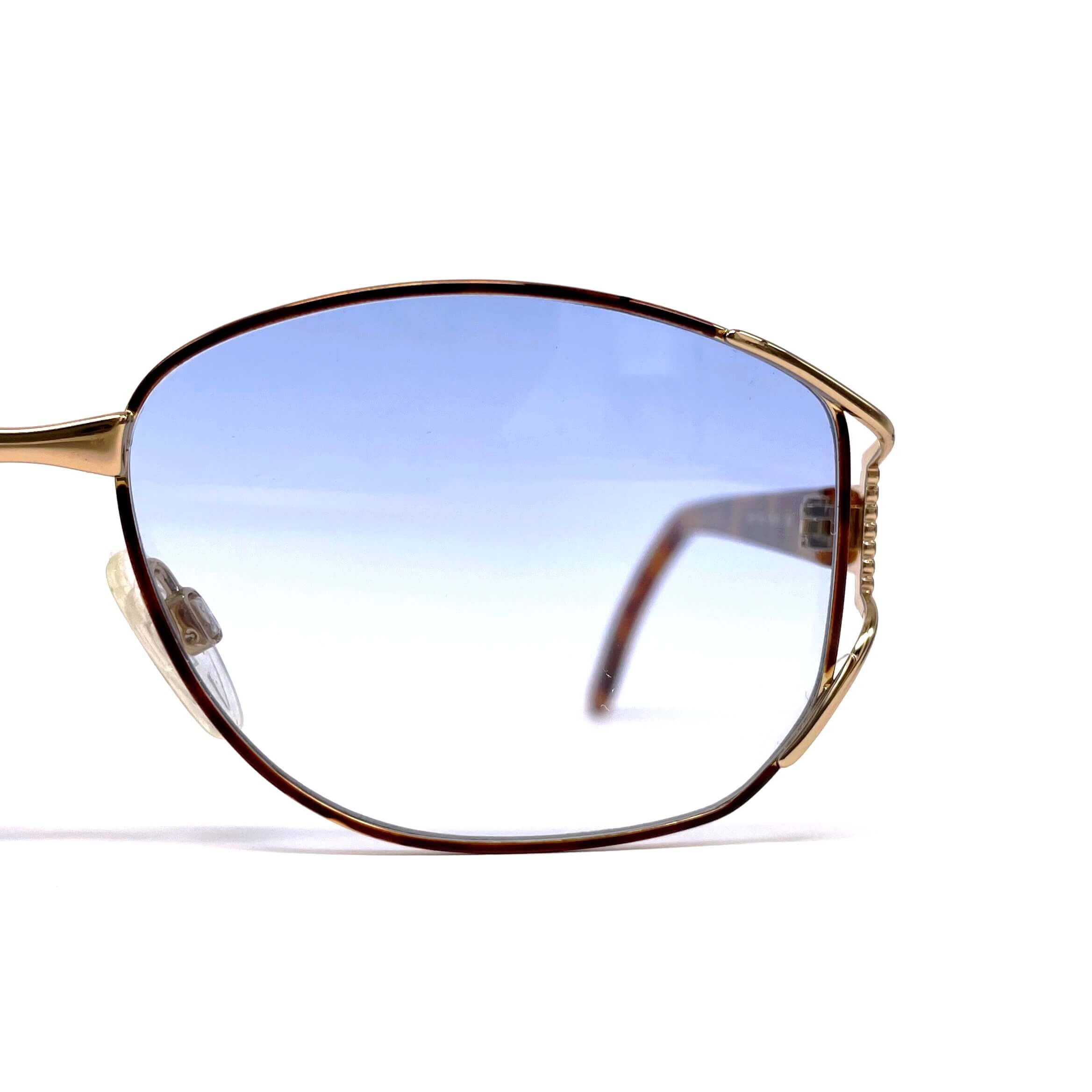 Vintage YVES SAINT LAURENT 4028 gold sunglasses
