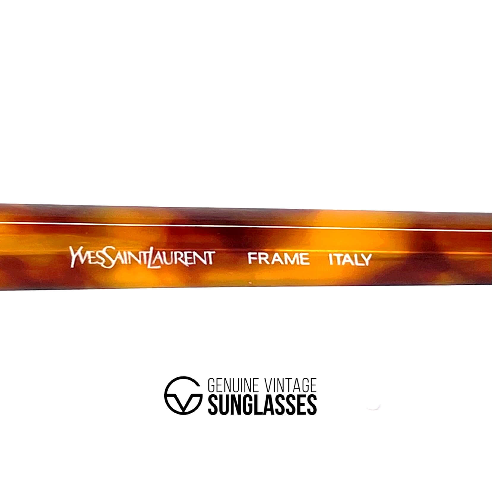 Vintage YVES SAINT LAURENT 4028 gold sunglasses
