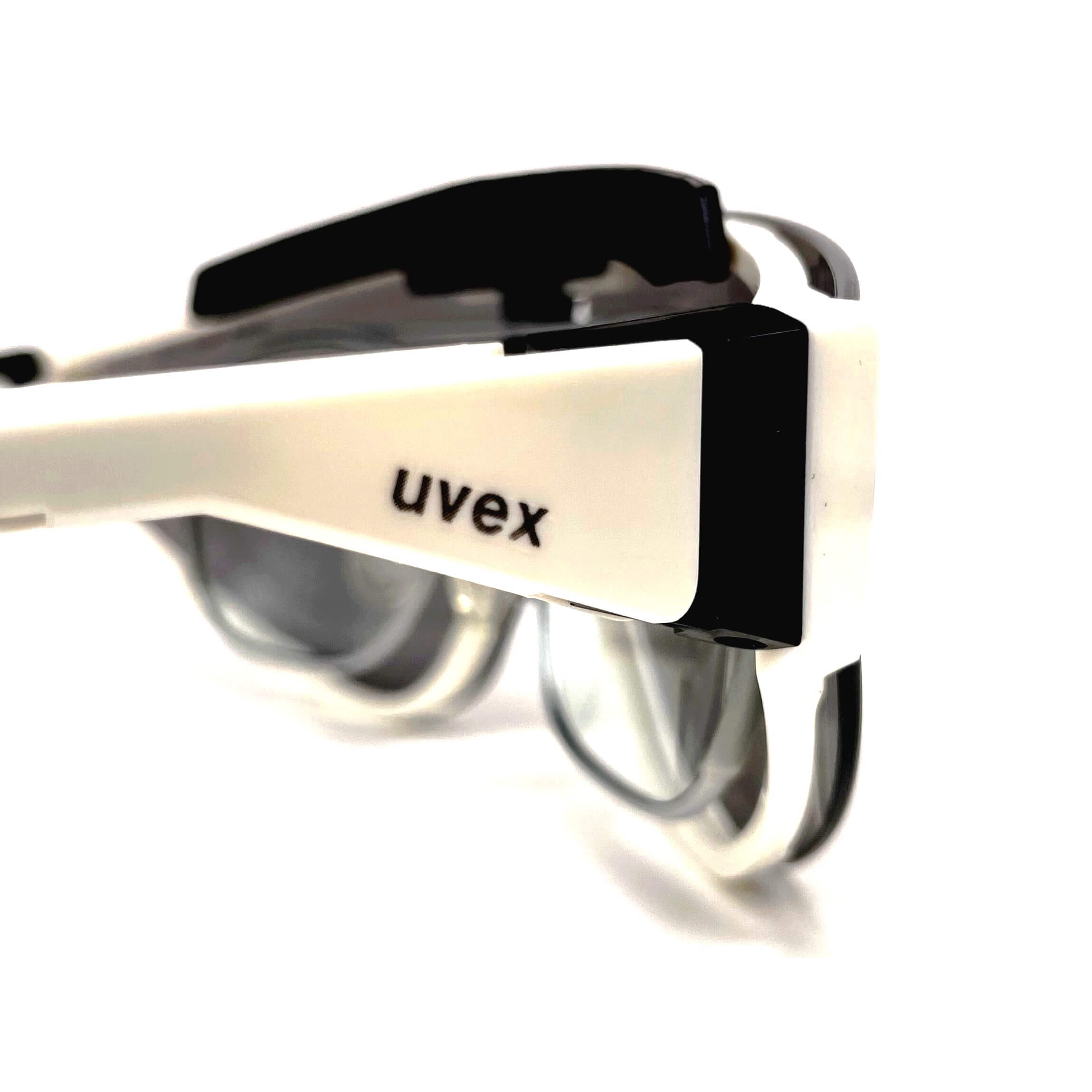 Vintage UVEX "Take Off" white optical sports sunglasses
