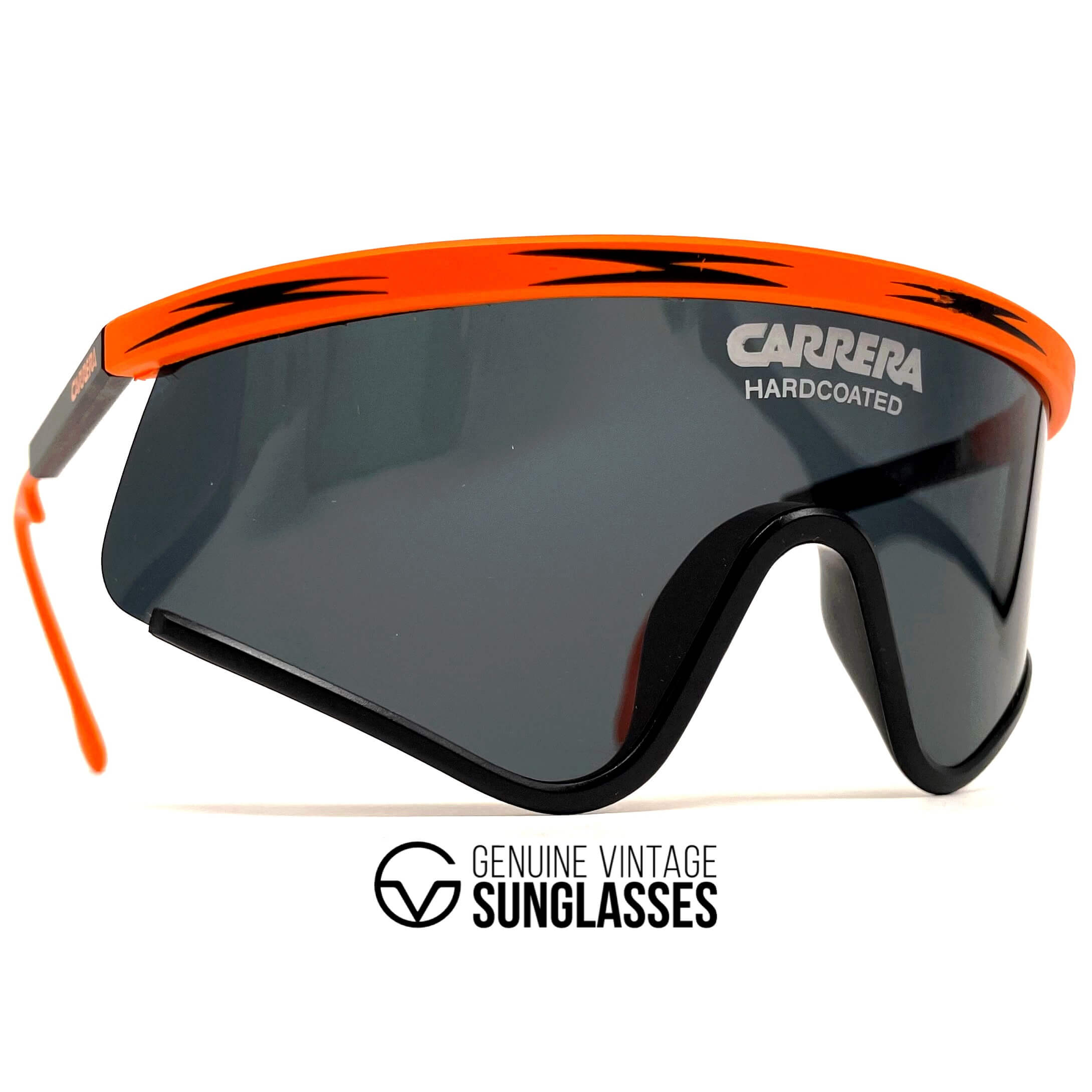 Vintage CARRERA 5449 rare orange sports XXL sunglasses