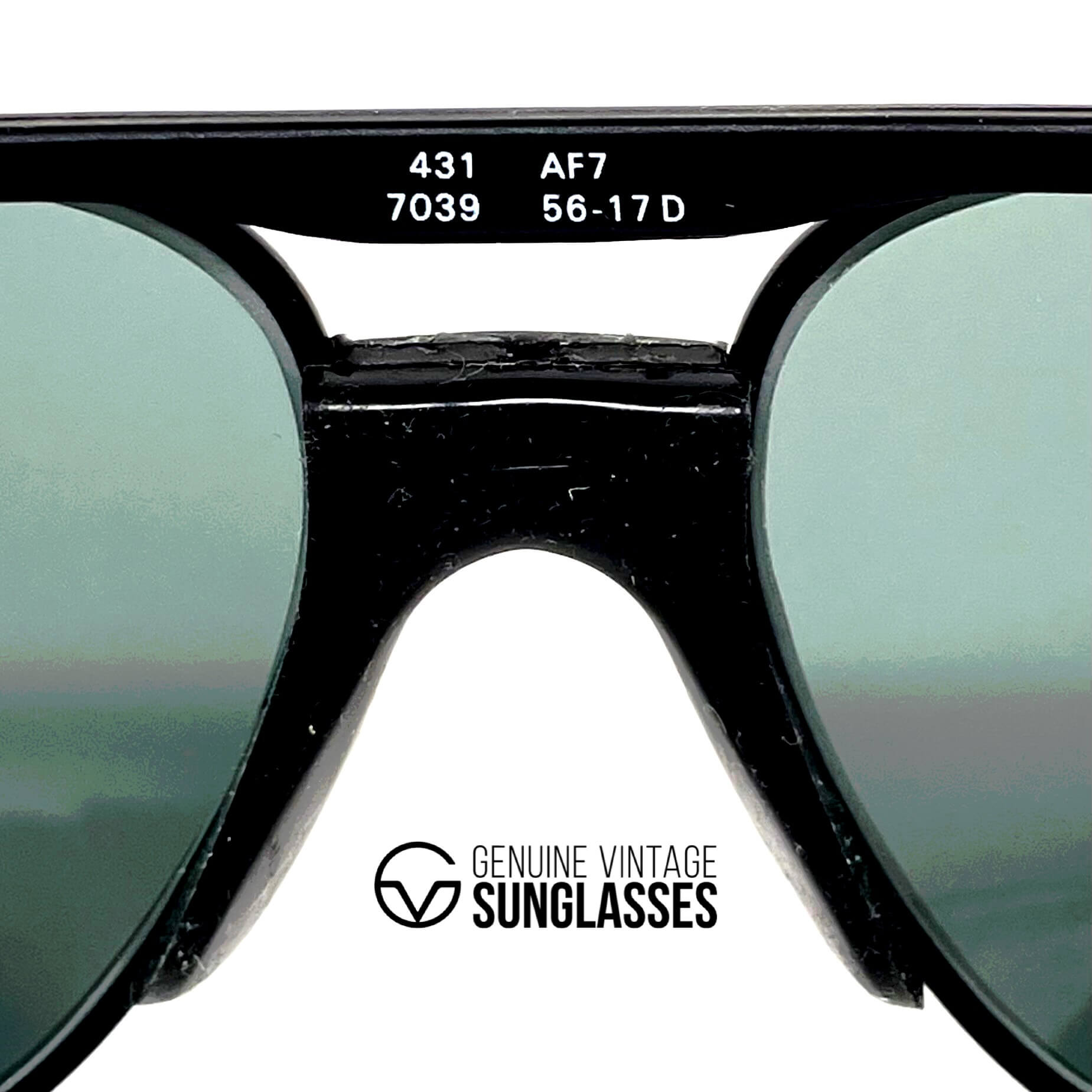 Vintage ZEISS 7039 Swiss Army black mineral aviator sunglasses