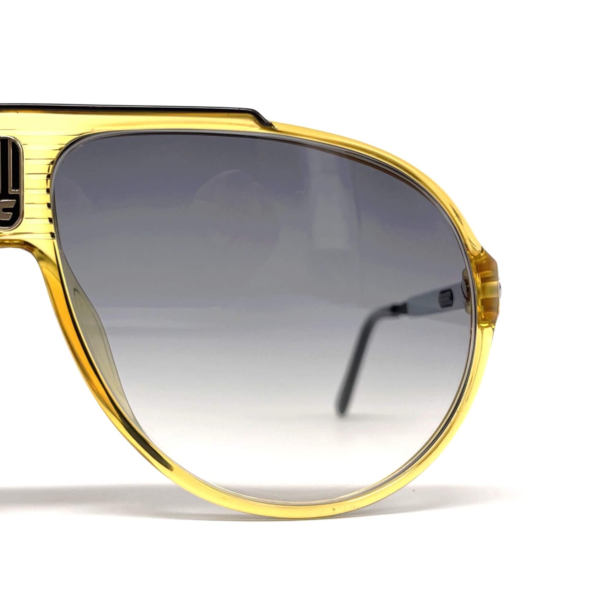 Vintage CARRERA 5315 VARIO yellow crystal aviator sunglasses