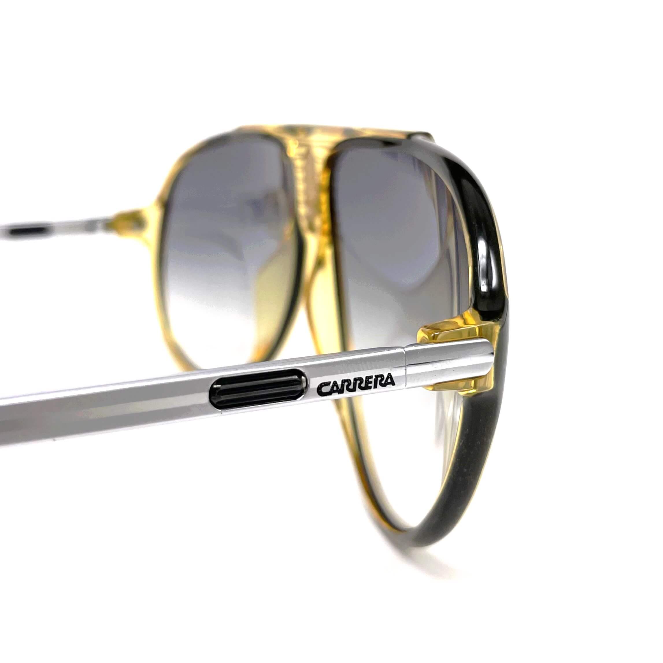 Vintage CARRERA 5315 VARIO yellow crystal aviator sunglasses