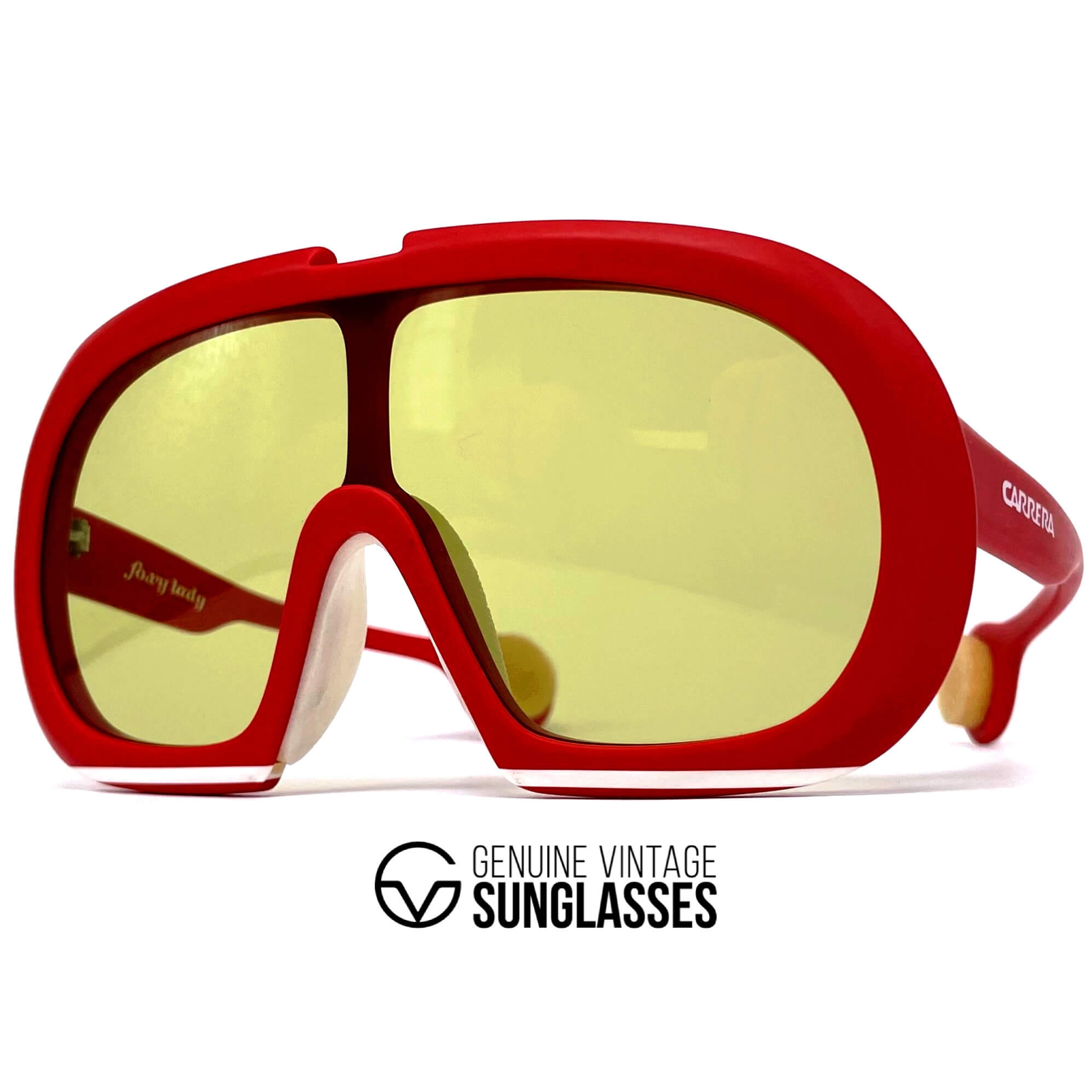 Vintage CARRERA 5531 Foxy Lady red designer sunglasses