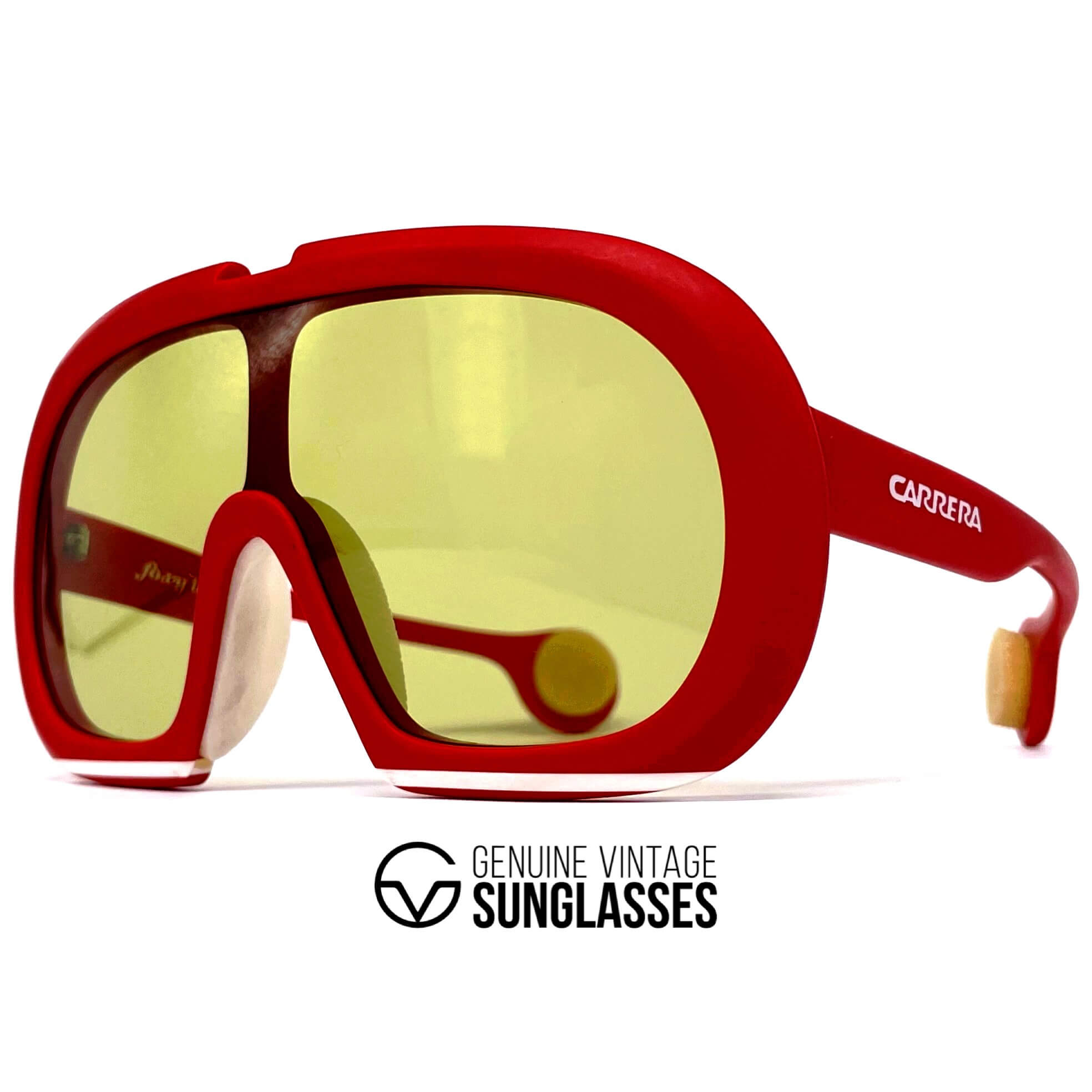 Vintage CARRERA 5531 Foxy Lady red designer sunglasses