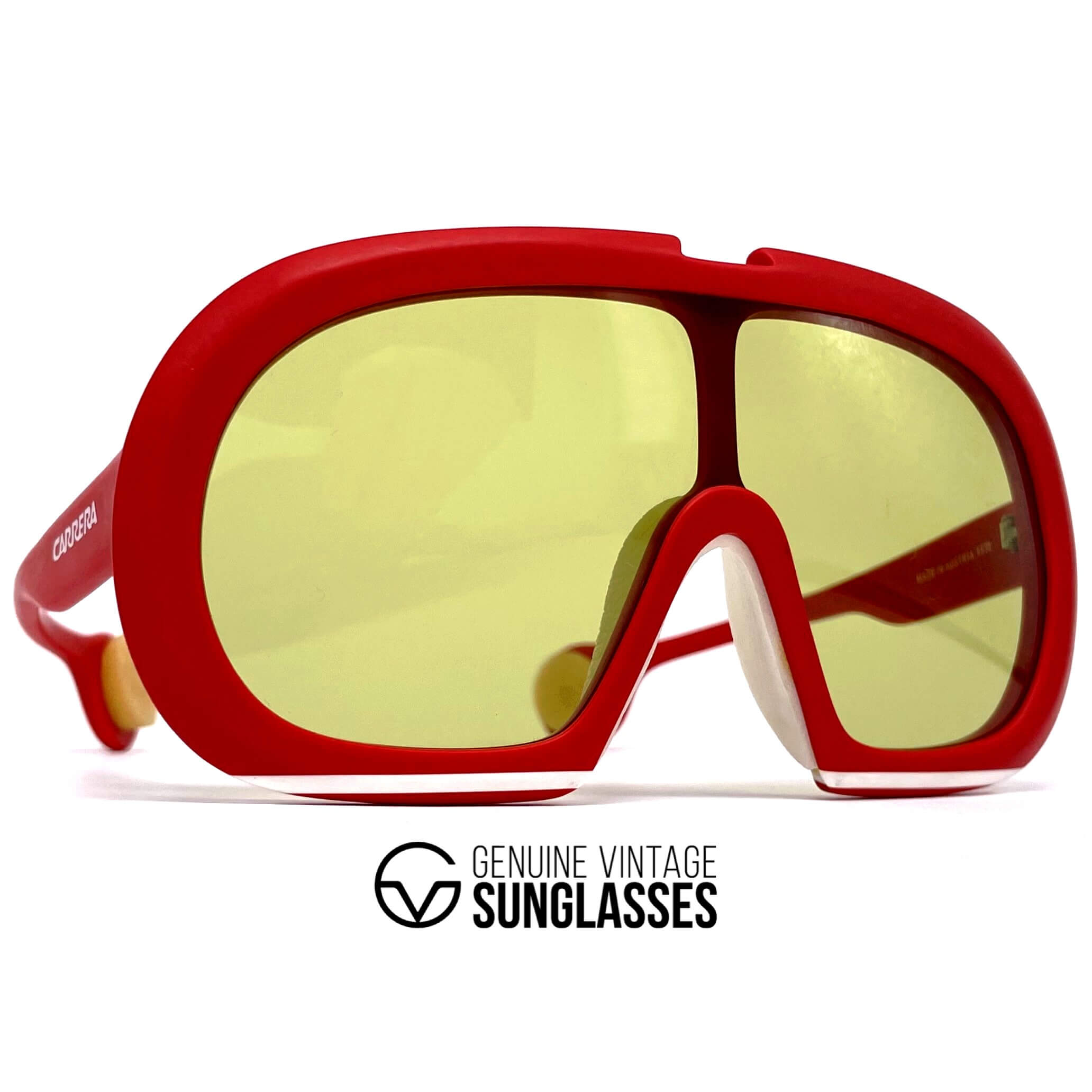 Vintage CARRERA 5531 Foxy Lady red designer sunglasses