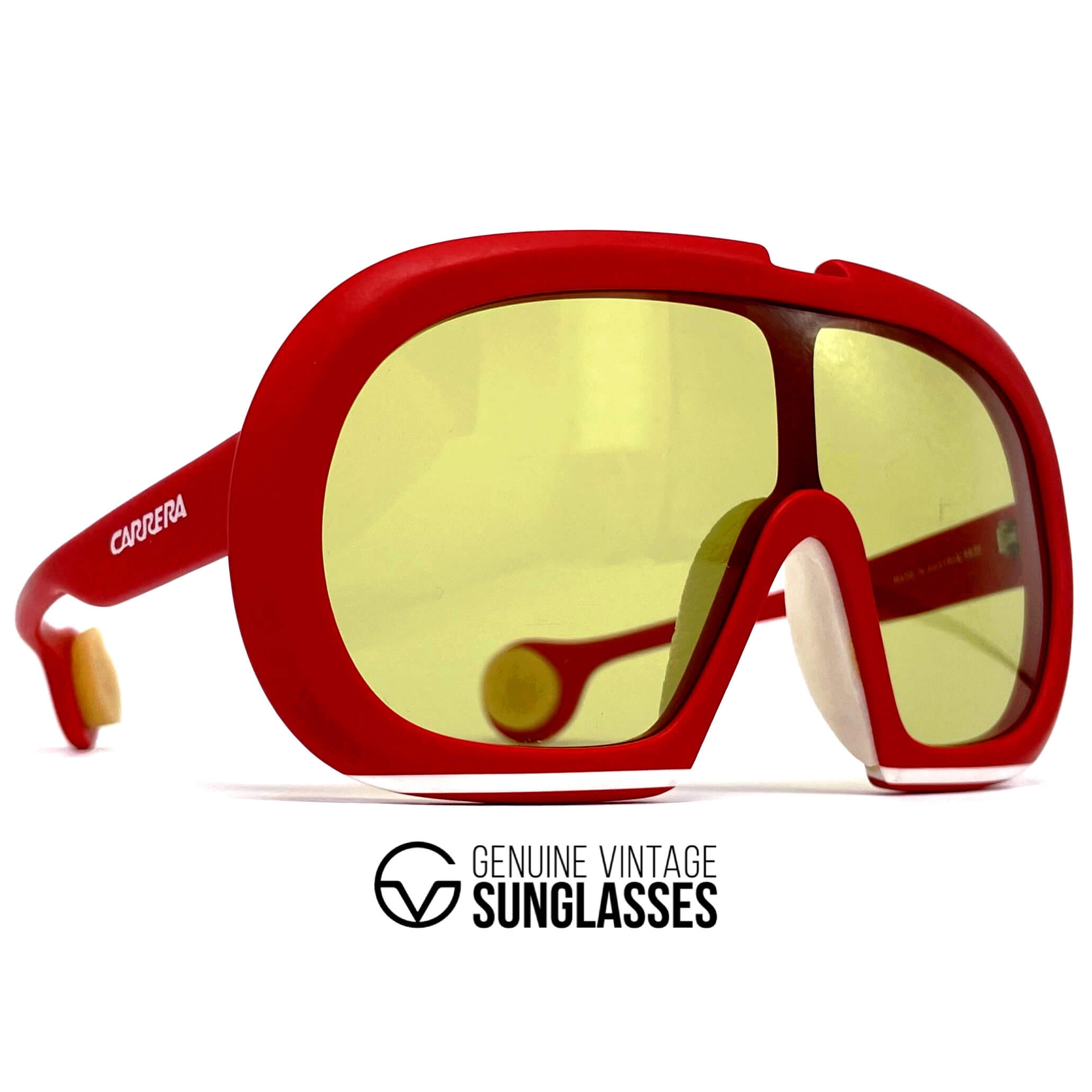 Vintage CARRERA 5531 Foxy Lady red designer sunglasses