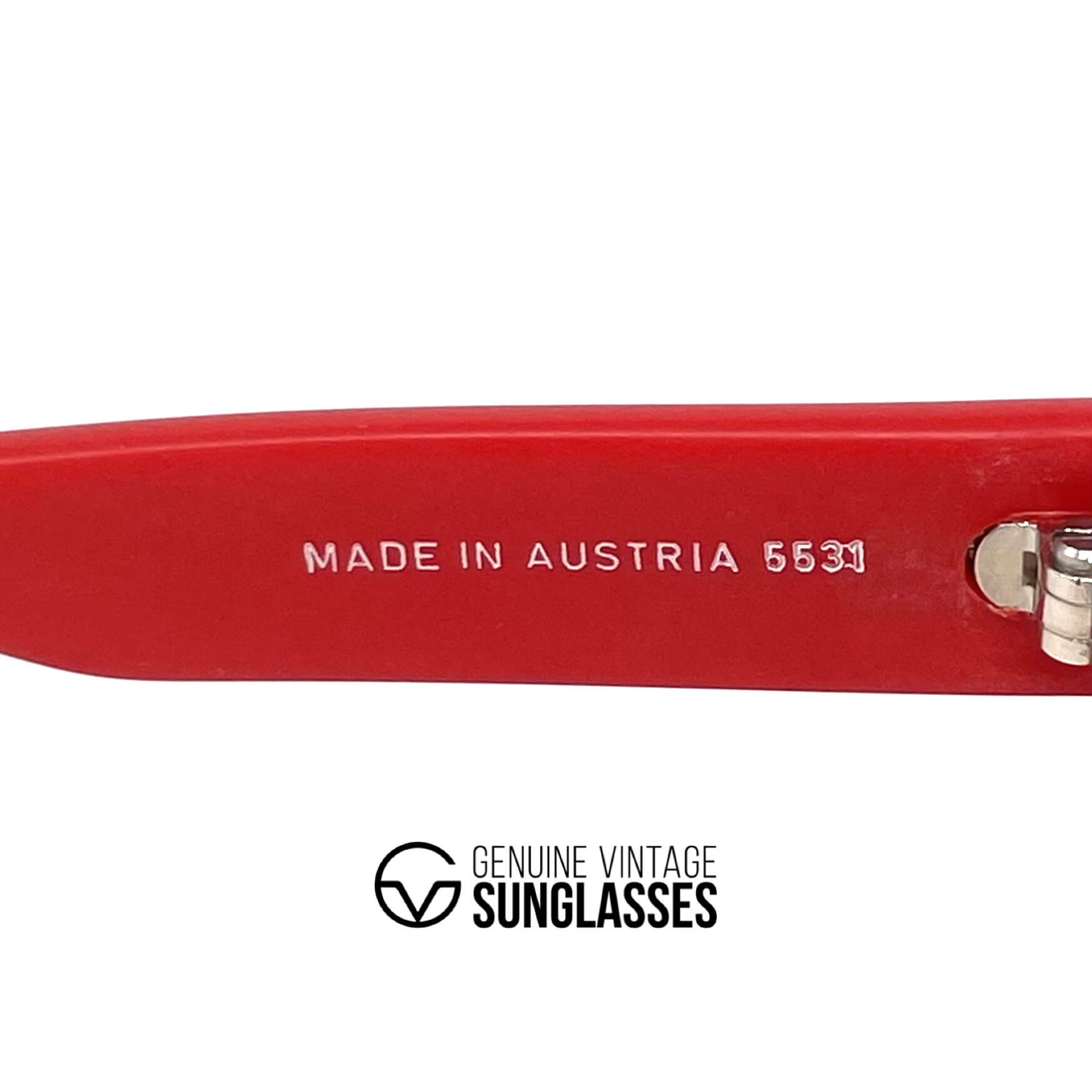 Vintage CARRERA 5531 Foxy Lady red designer sunglasses