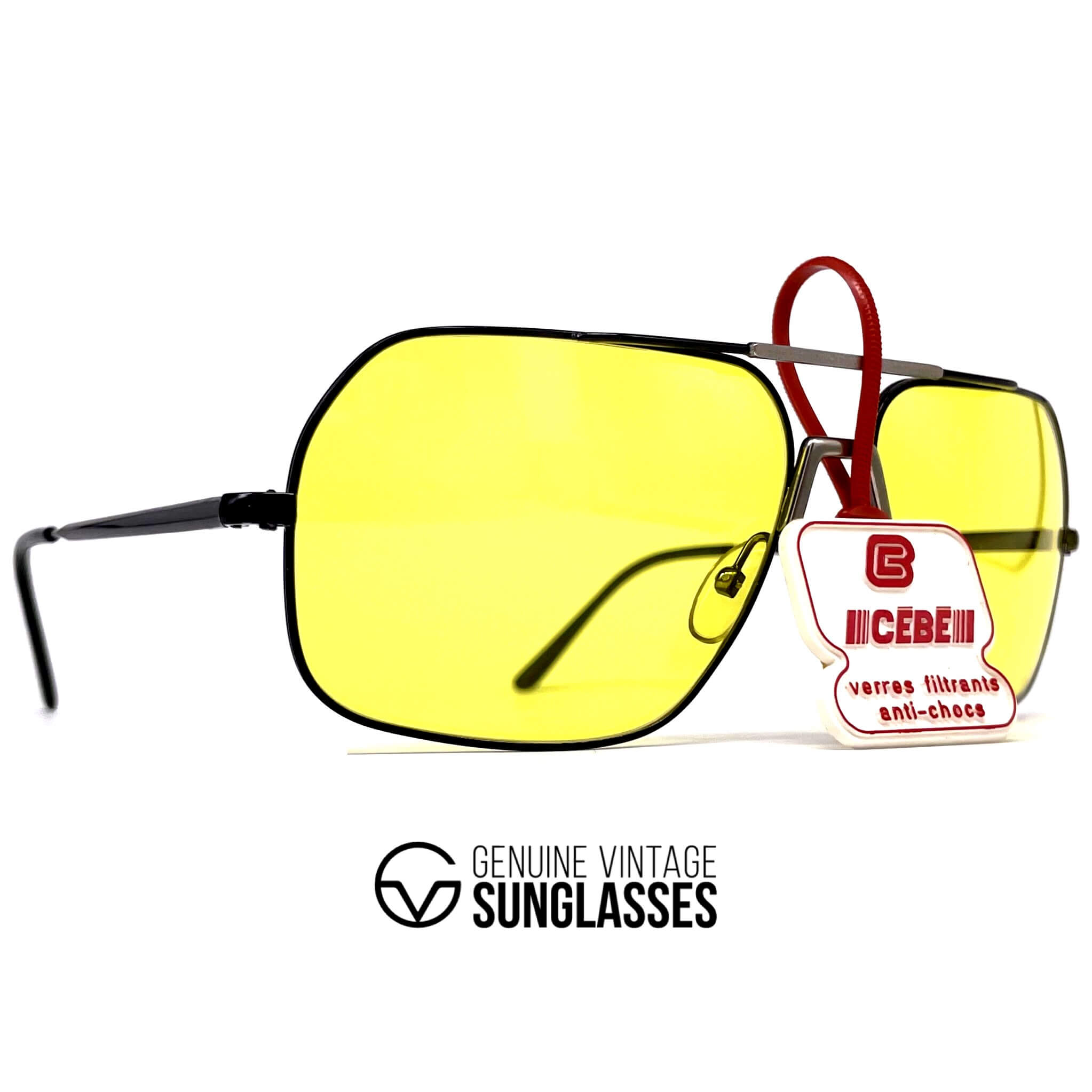 Vintage CEBE 270 kalichrome aviator designer sunglasses
