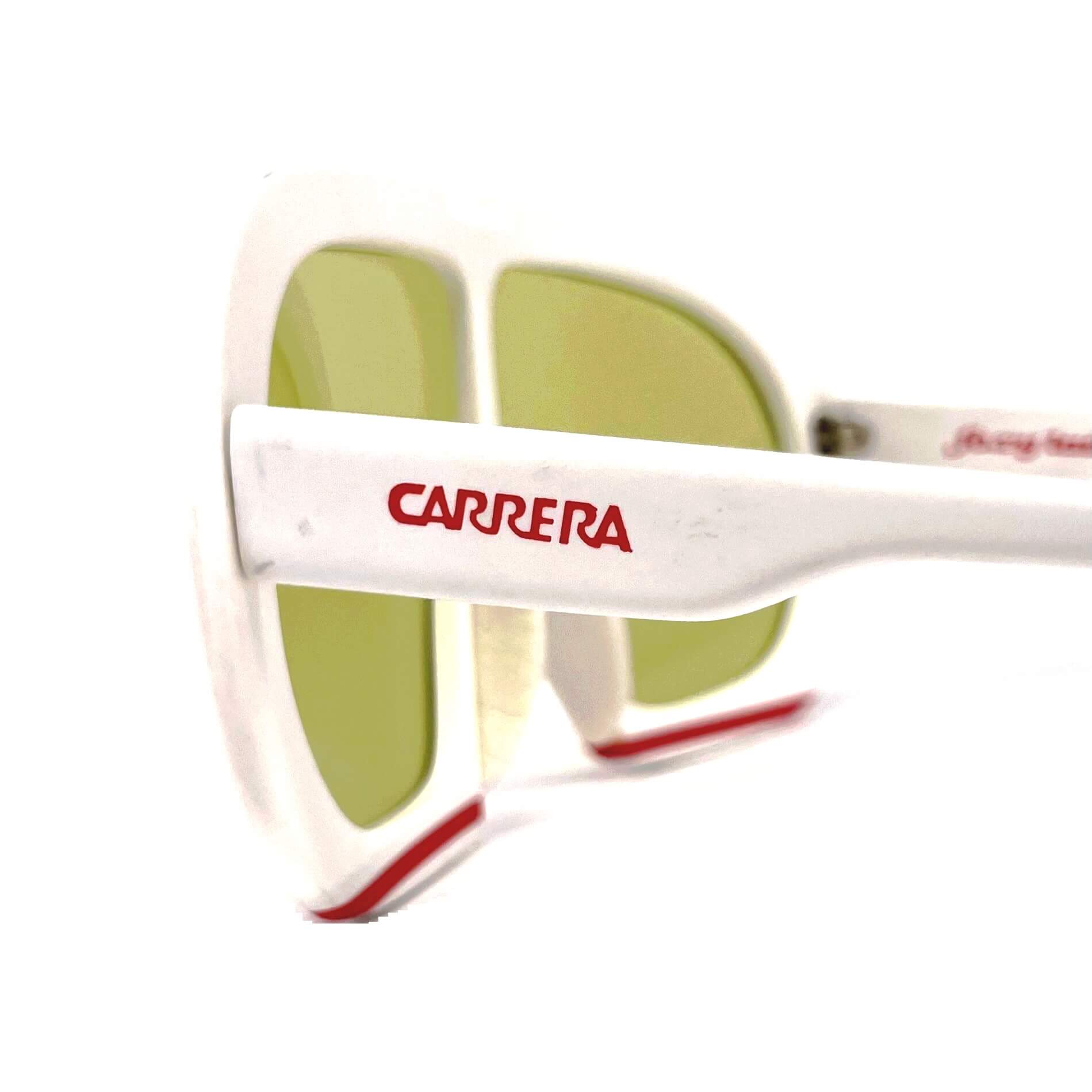 Vintage CARRERA 5531 Foxy Lady white designer sunglasses