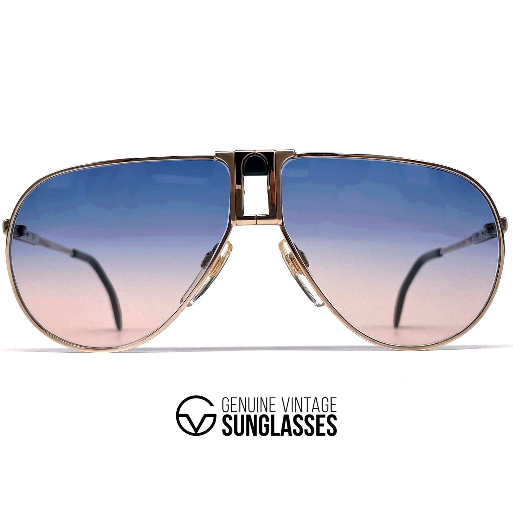 Vintage LONGINES 0154 METZLER rare designer aviator sunglasses
