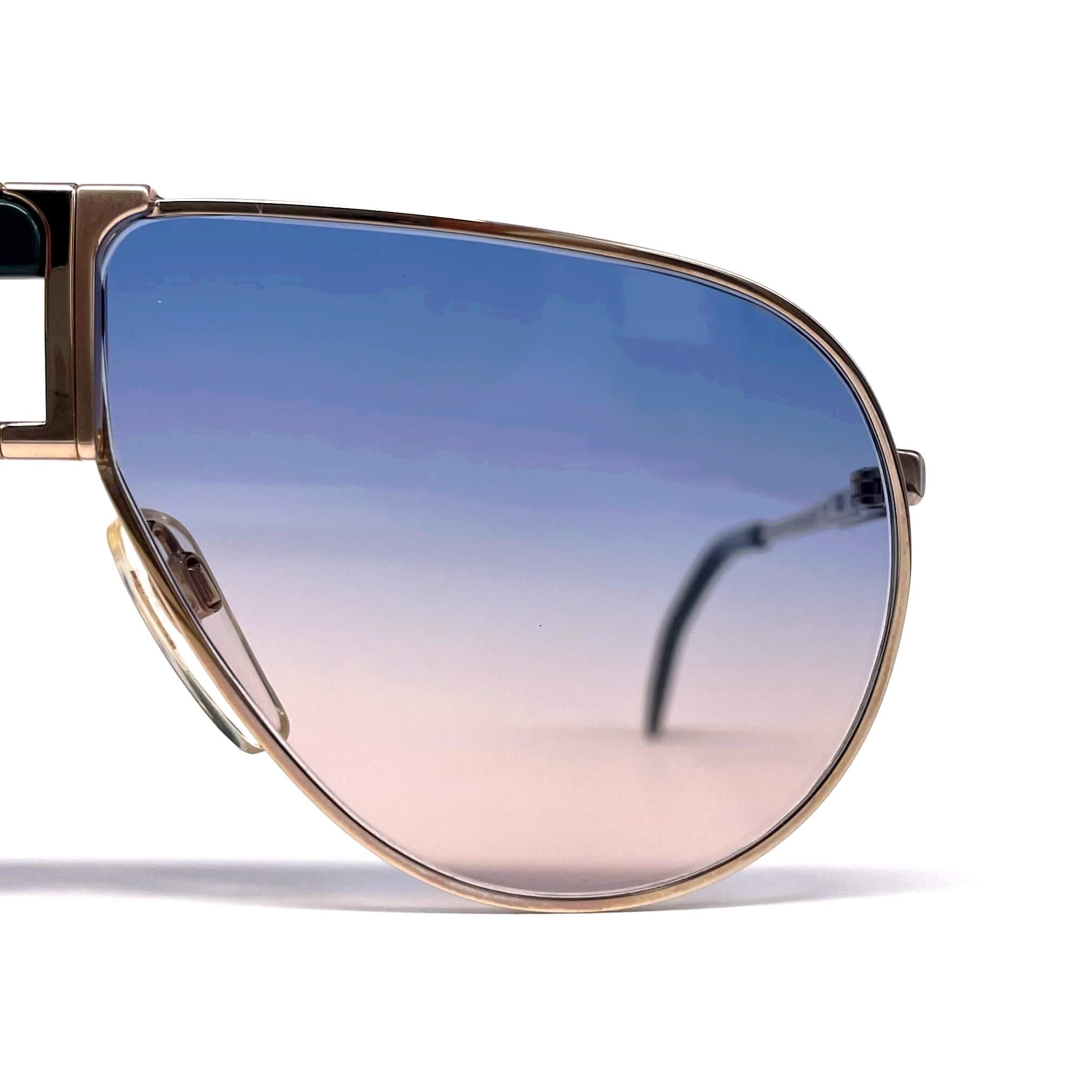 Vintage LONGINES 0154 METZLER rare designer aviator sunglasses