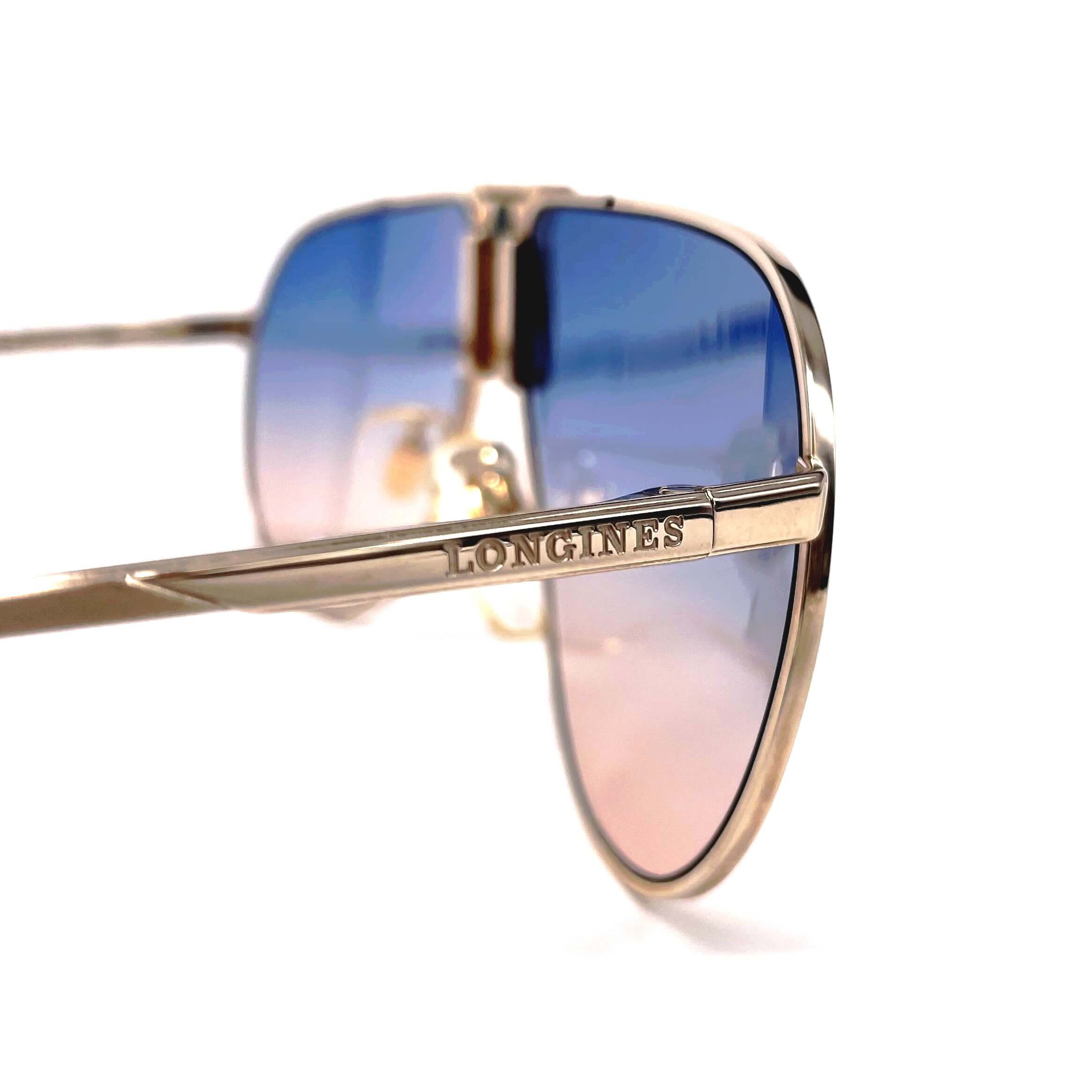 Vintage LONGINES 0154 METZLER rare designer aviator sunglasses