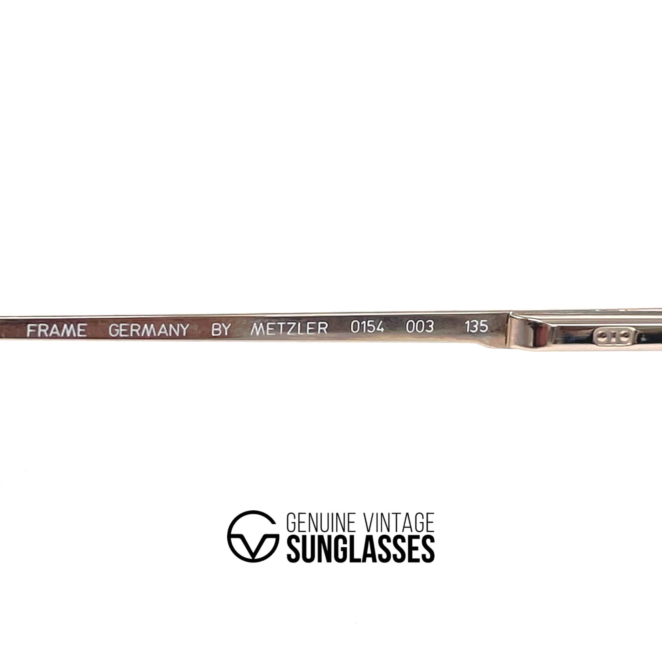 Vintage LONGINES 0154 METZLER rare designer aviator sunglasses