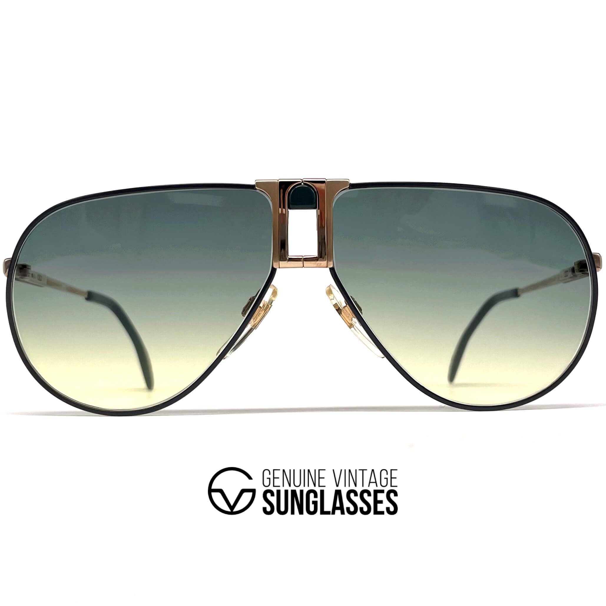 Vintage LONGINES 0154 METZLER rare designer aviator sunglasses