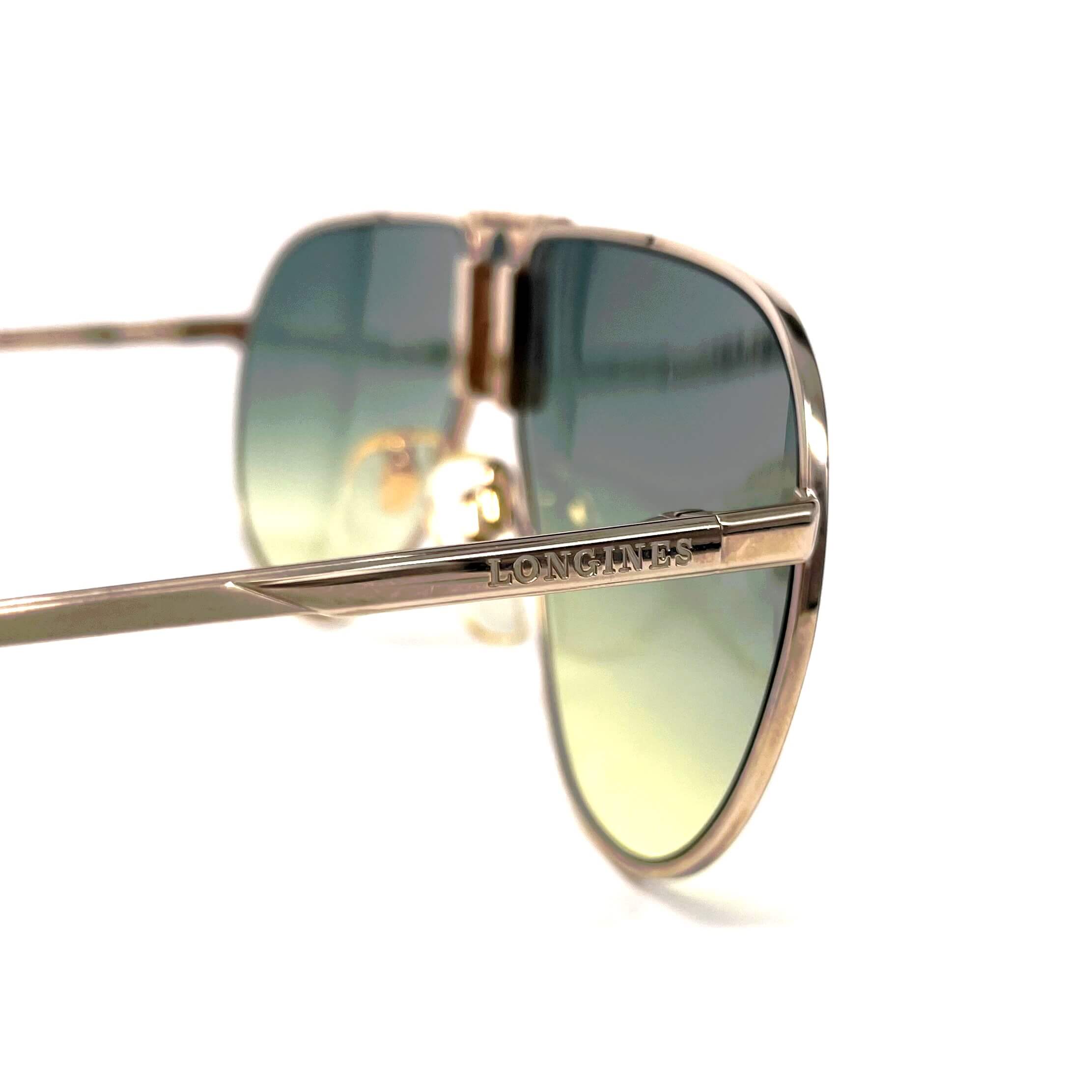 Vintage LONGINES 0154 METZLER rare designer aviator sunglasses