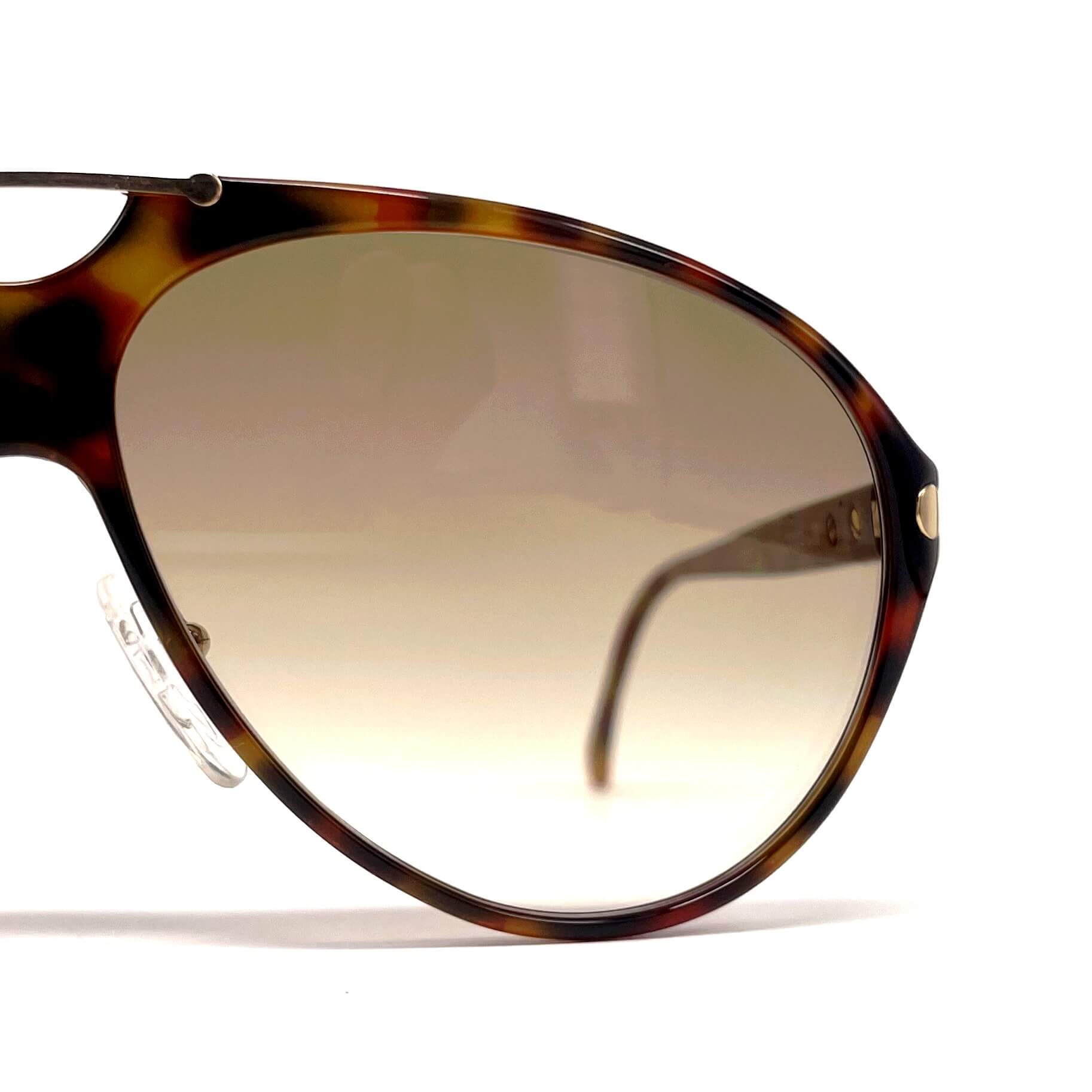 Vintage CARRERA 5169 by BOSS tortoise XL shell aviator sunglasses