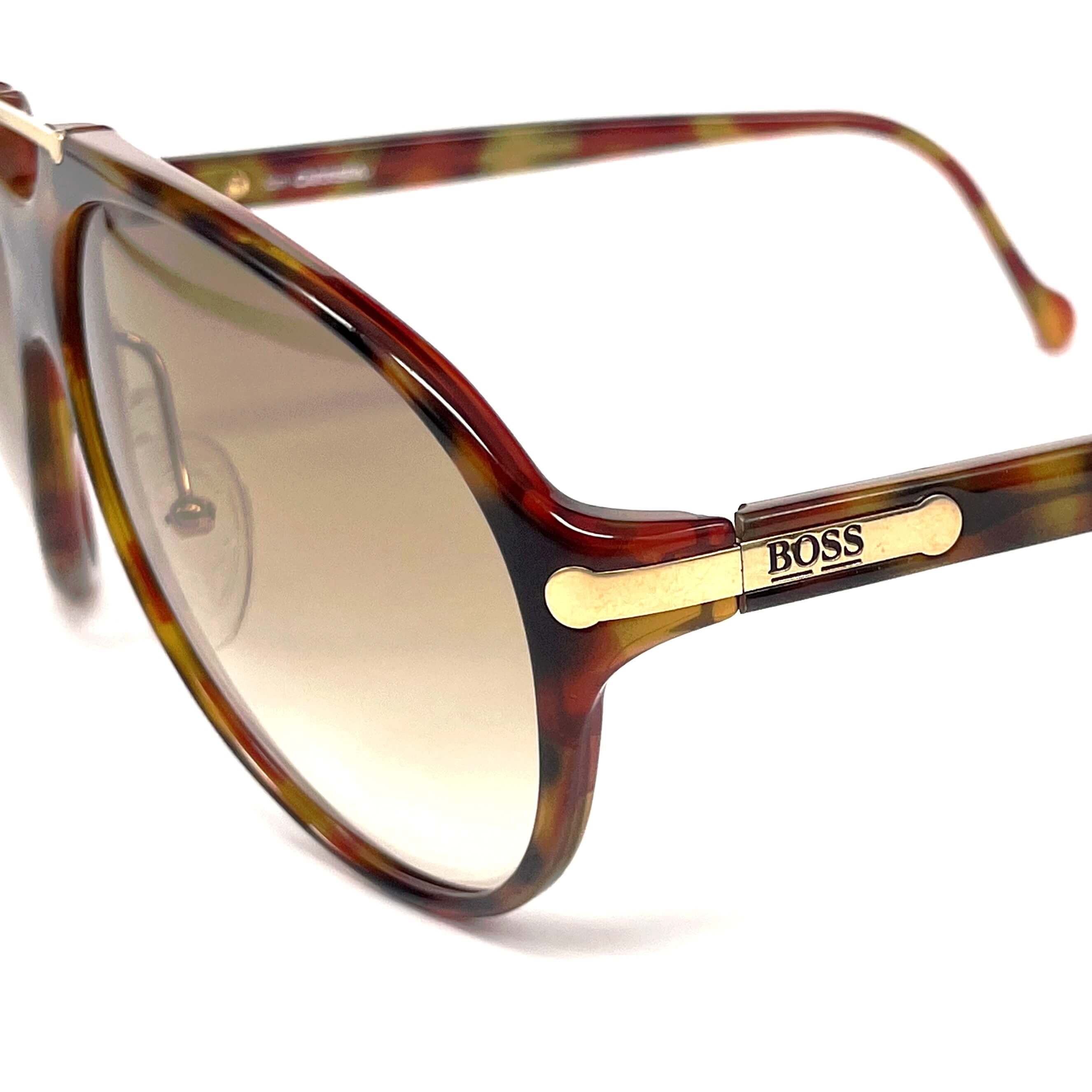 Vintage CARRERA 5169 by BOSS tortoise XL shell aviator sunglasses