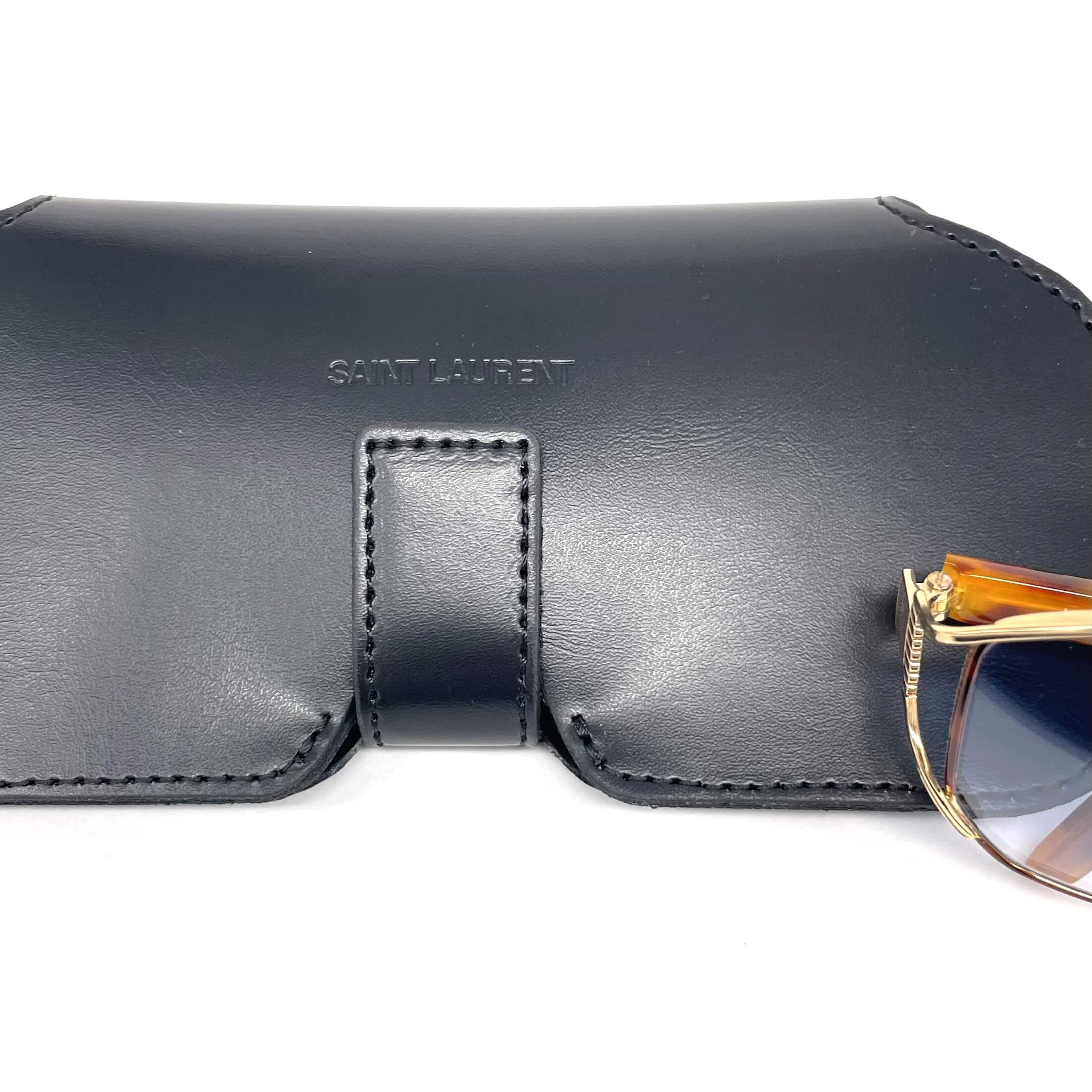 Vintage YVES SAINT LAURENT 4028 gold sunglasses