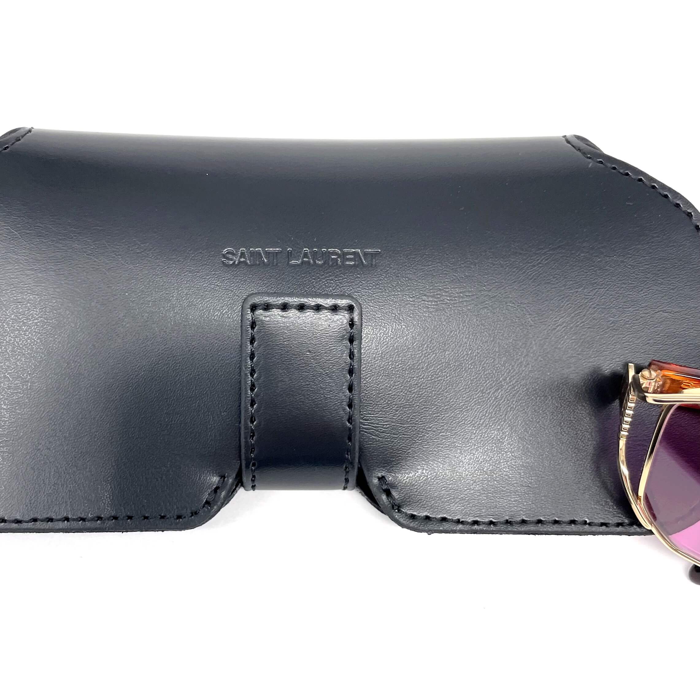Vintage YVES SAINT LAURENT 4028 gold sunglasses