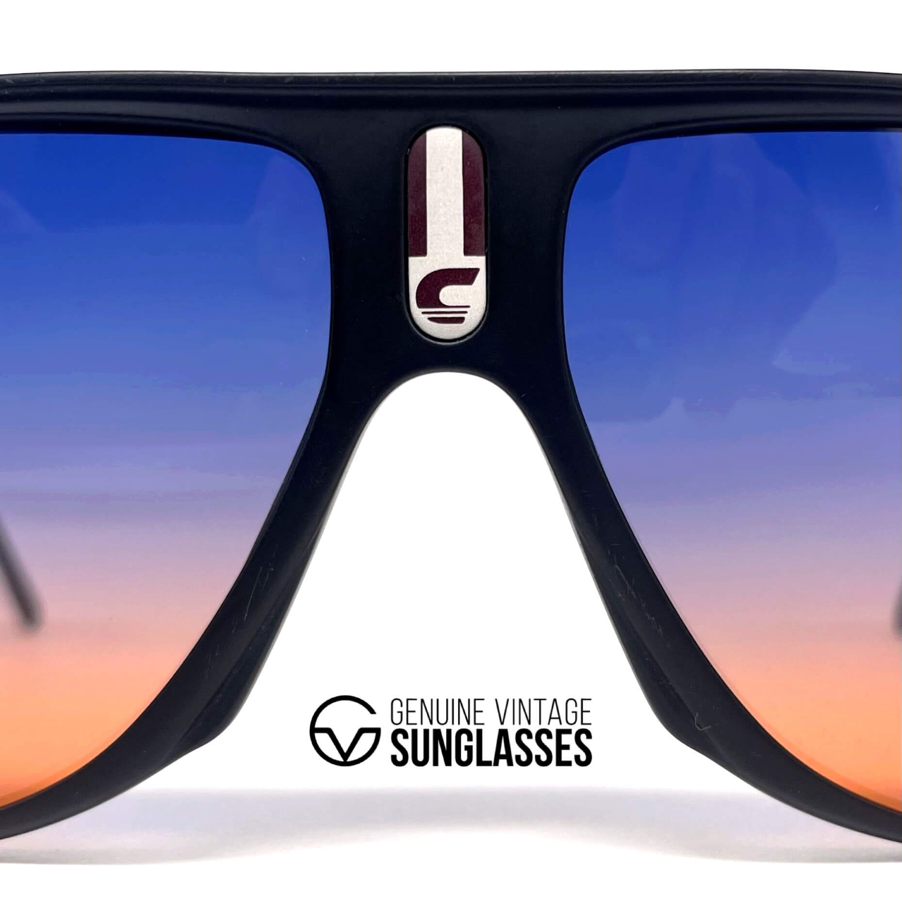 Vintage CARRERA 5547 rare blue & red XL sunglasses