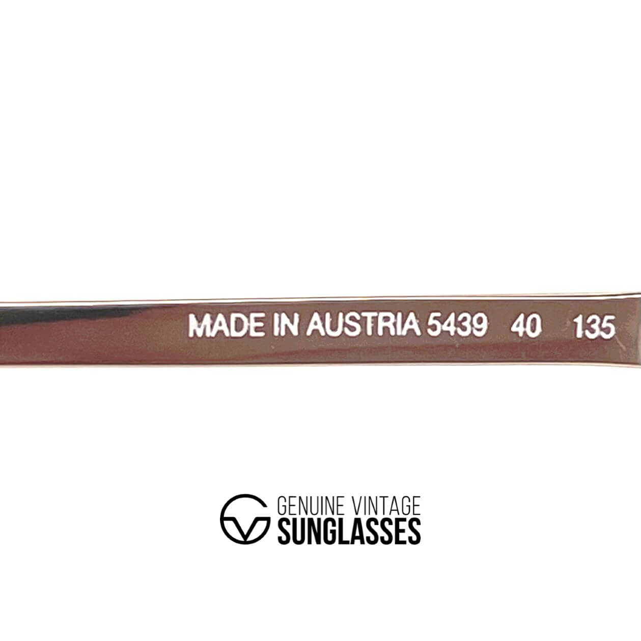 Vintage CARRERA 5439 gold aviator designer sunglasses