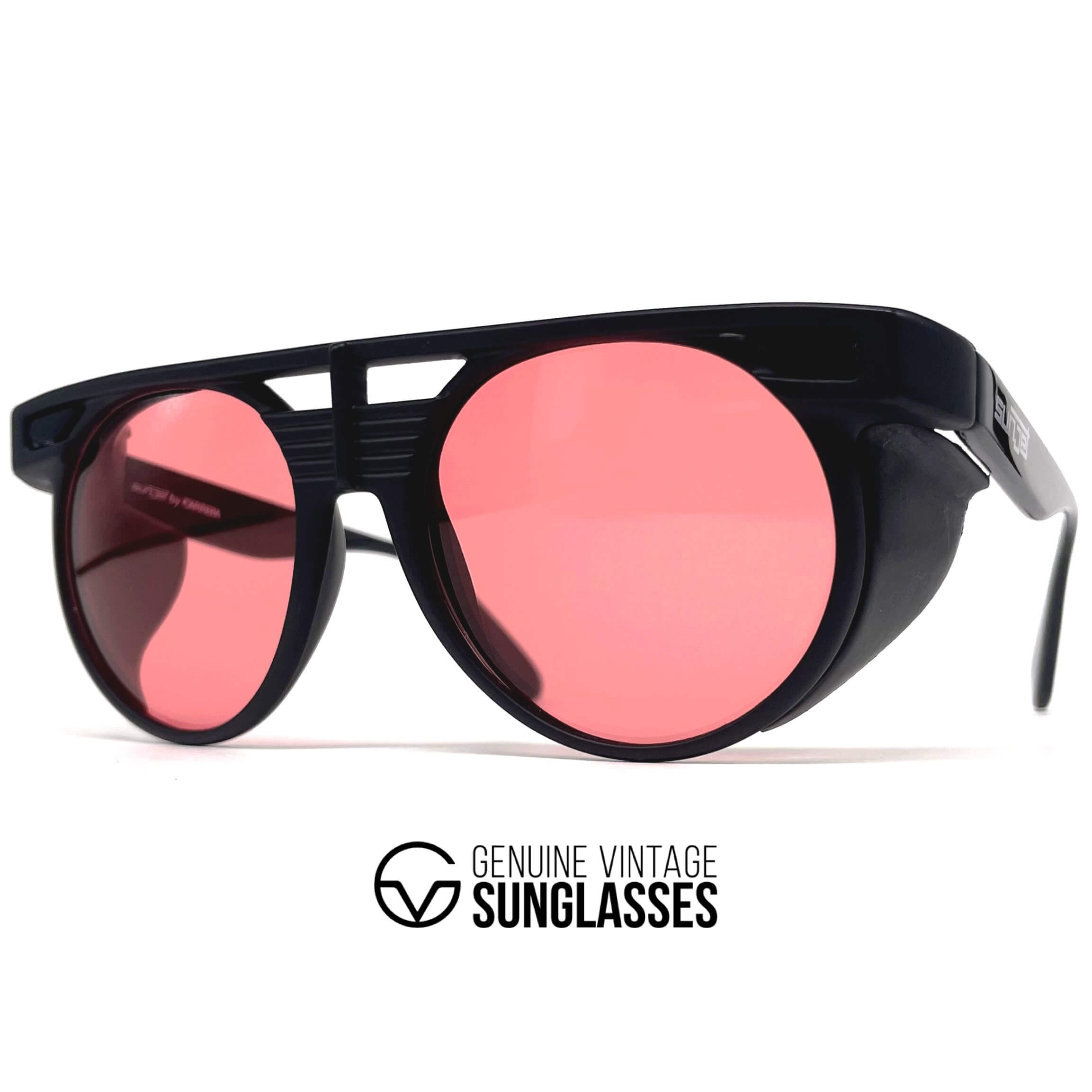 Vintage CARRERA 5251 by SUNJET extraordinary black & red sunglasses