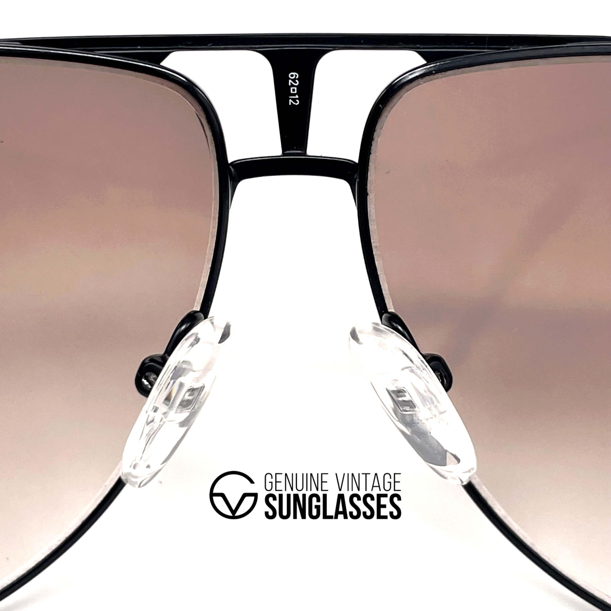 Vintage NIKON NK 4901 SE rare black aviator sunglasses