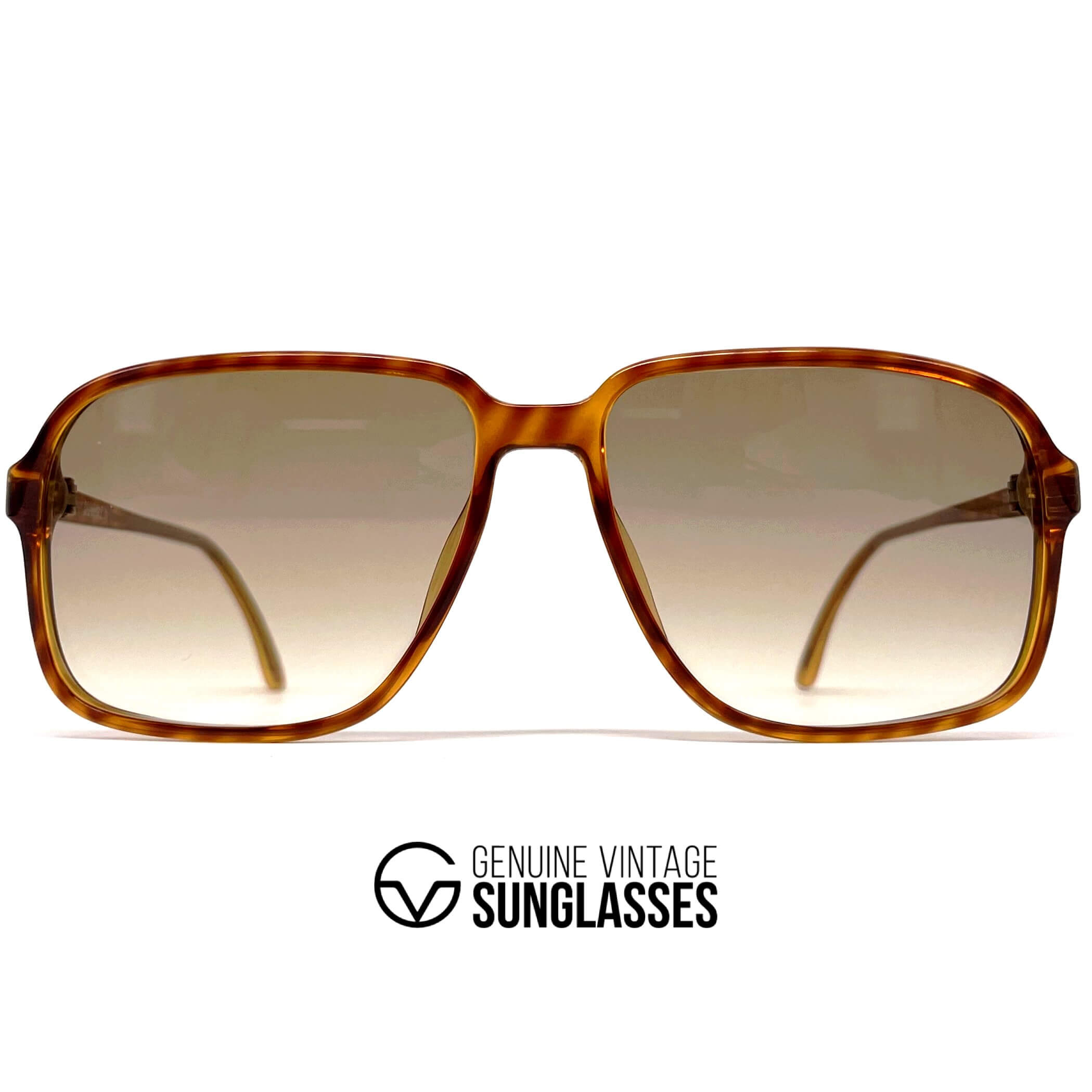 Vintage DUNHILL 6110 rare tortoise shell aviator sunglasses