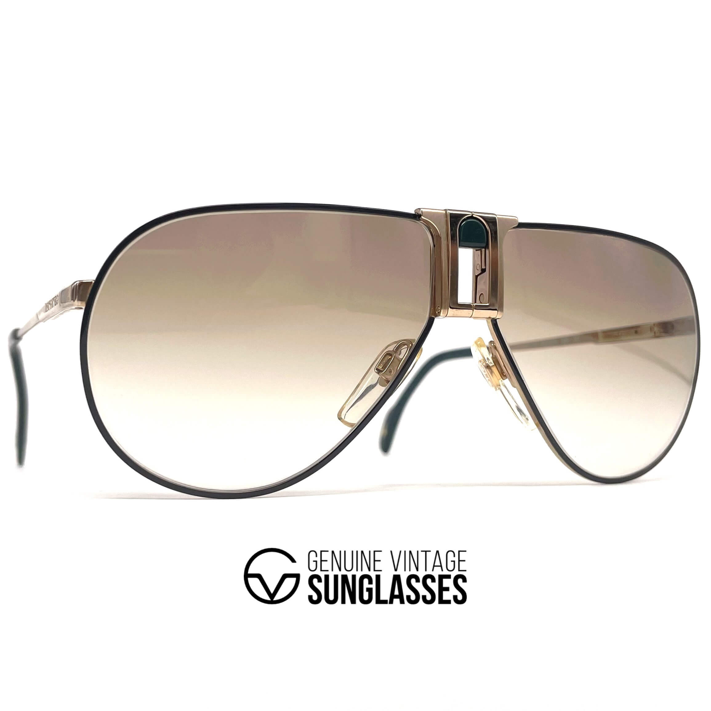 Vintage LONGINES 0154 METZLER rare designer aviator sunglasses