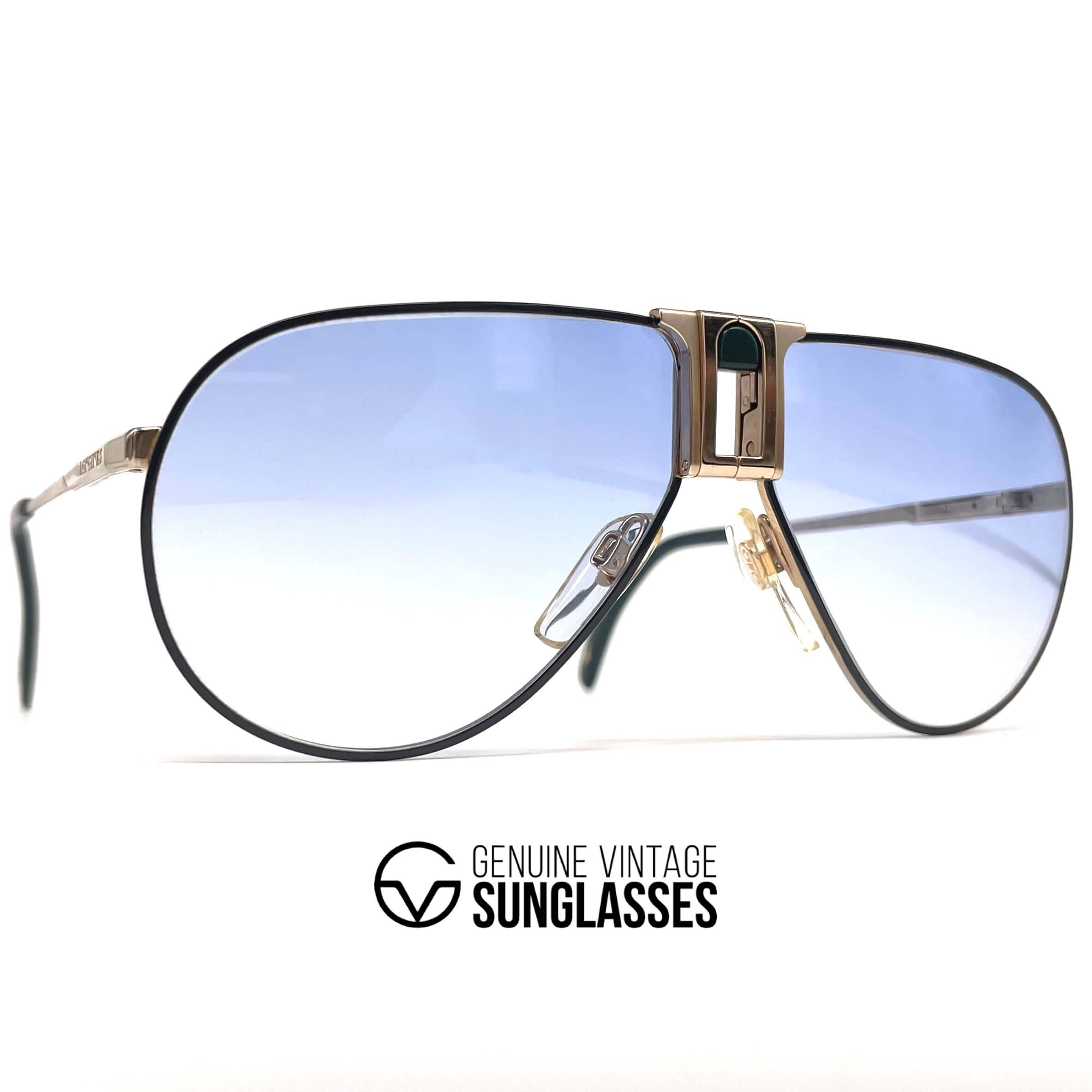 Vintage LONGINES 0154 METZLER rare designer aviator sunglasses