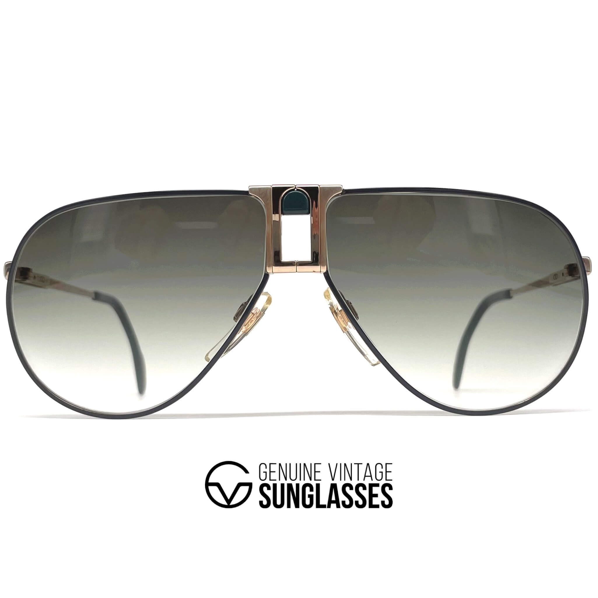 Vintage LONGINES 0154 METZLER rare designer aviator sunglasses
