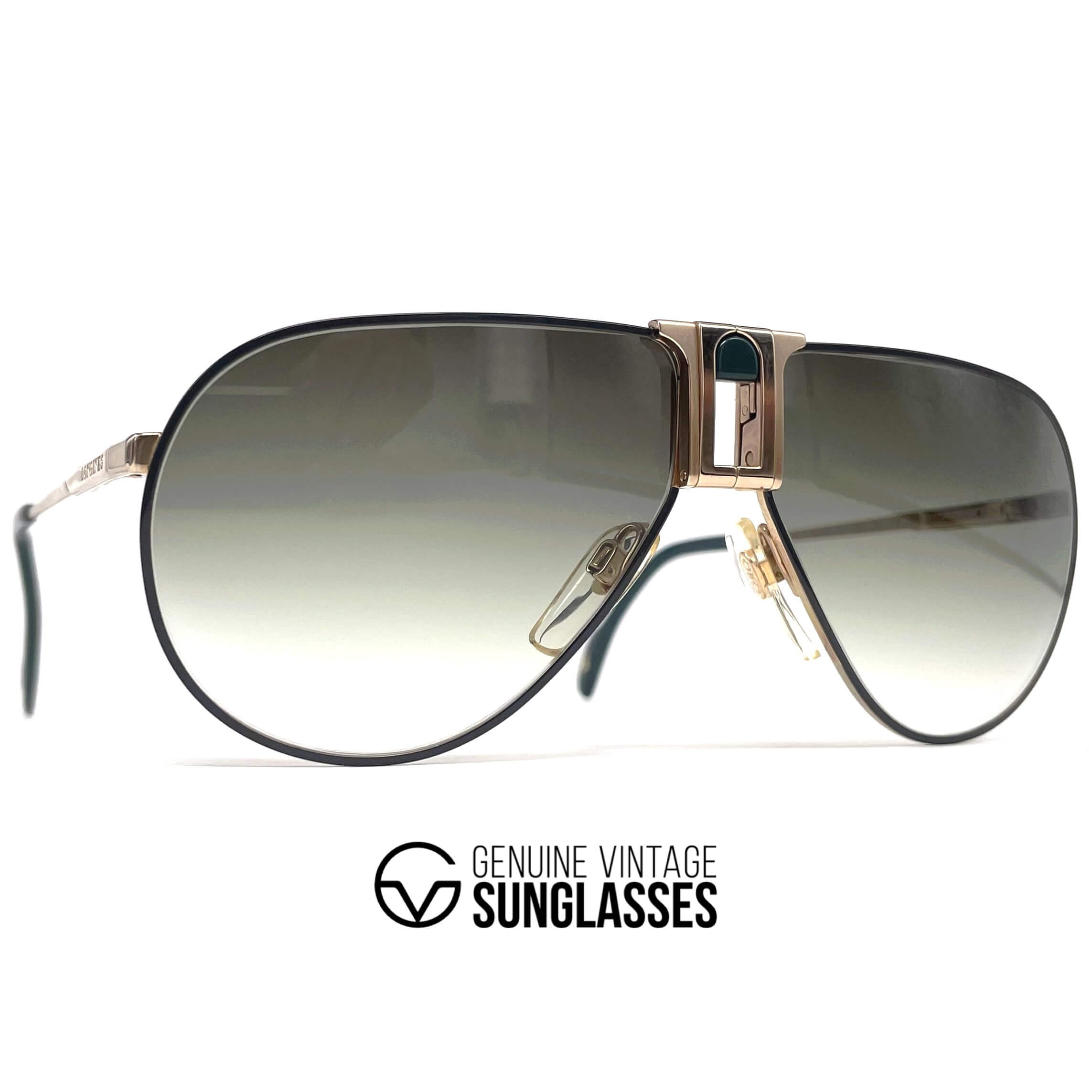 Vintage LONGINES 0154 METZLER rare designer aviator sunglasses