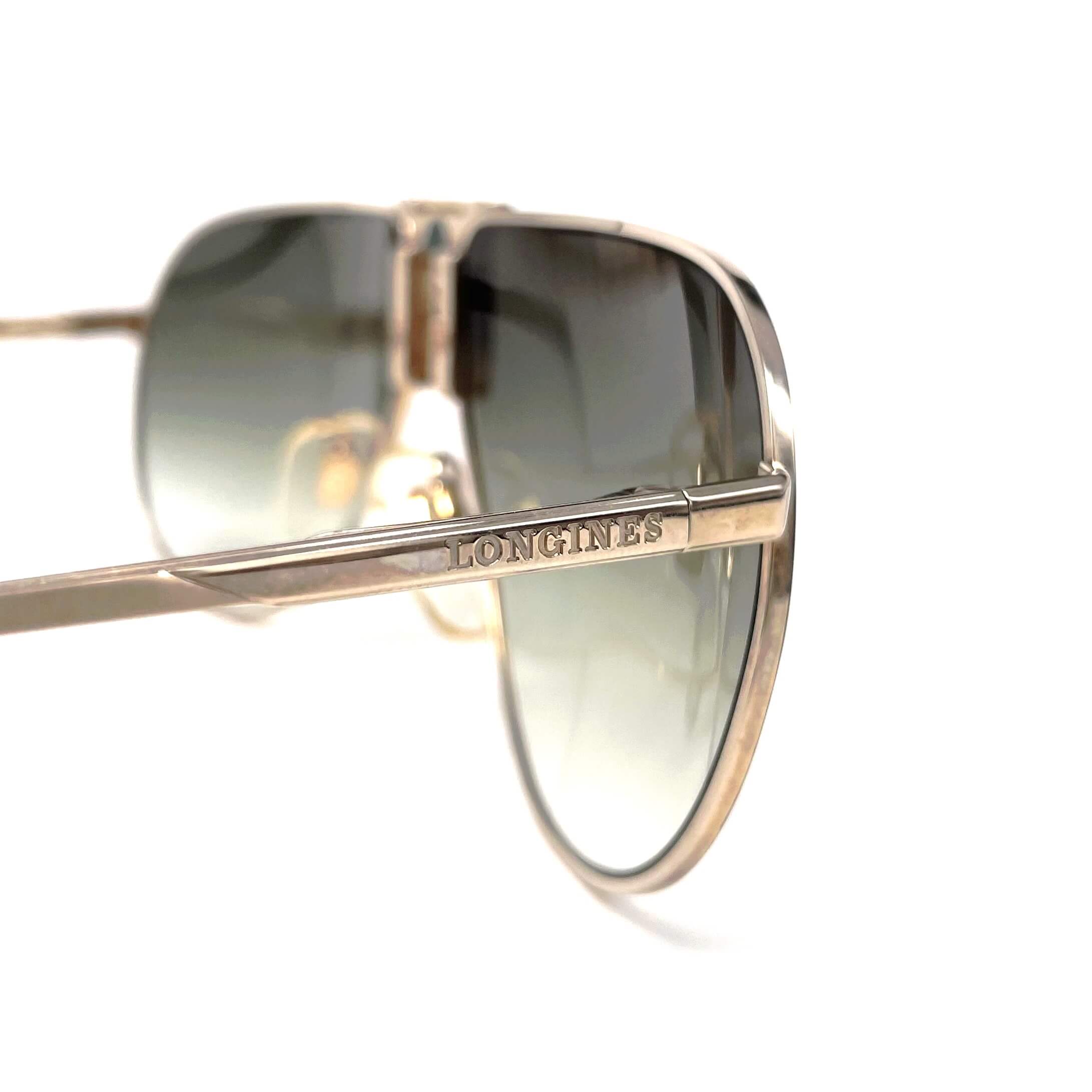 Vintage LONGINES 0154 METZLER rare designer aviator sunglasses