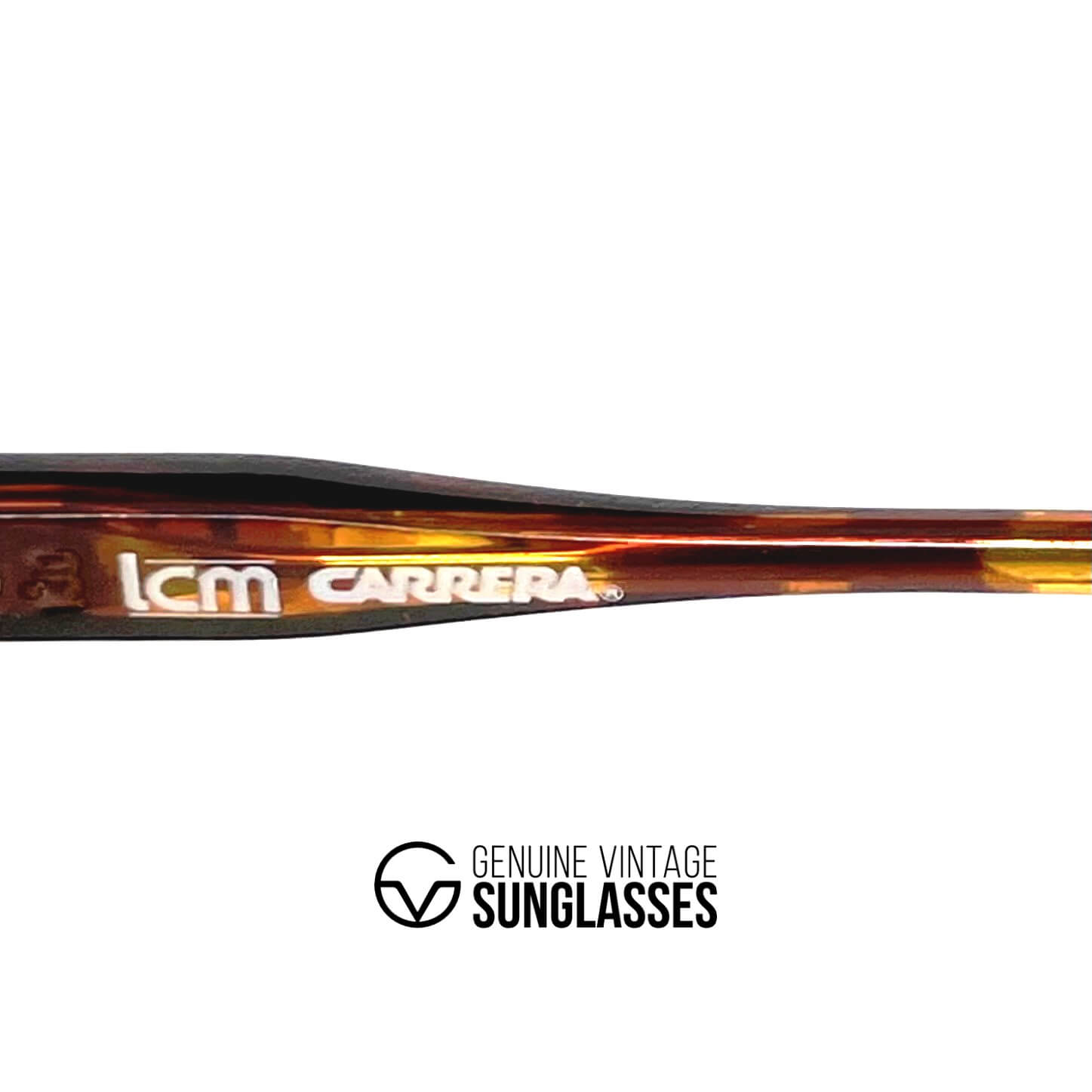Vintage CARRERA 5424E kalichrome yellow aviator sunglasses