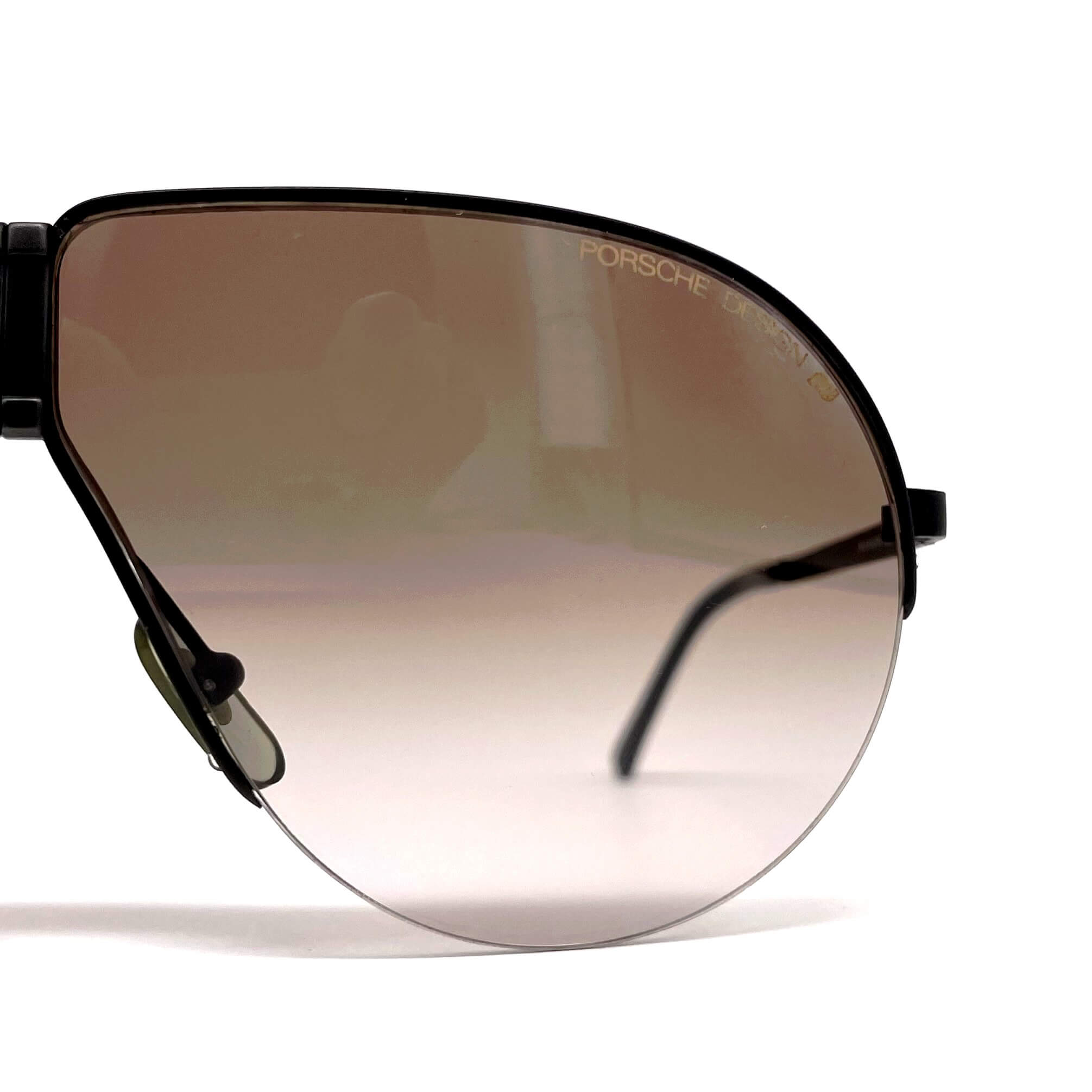Vintage PORSCHE DESIGN by CARRERA 5628 rimless folding sunglasses