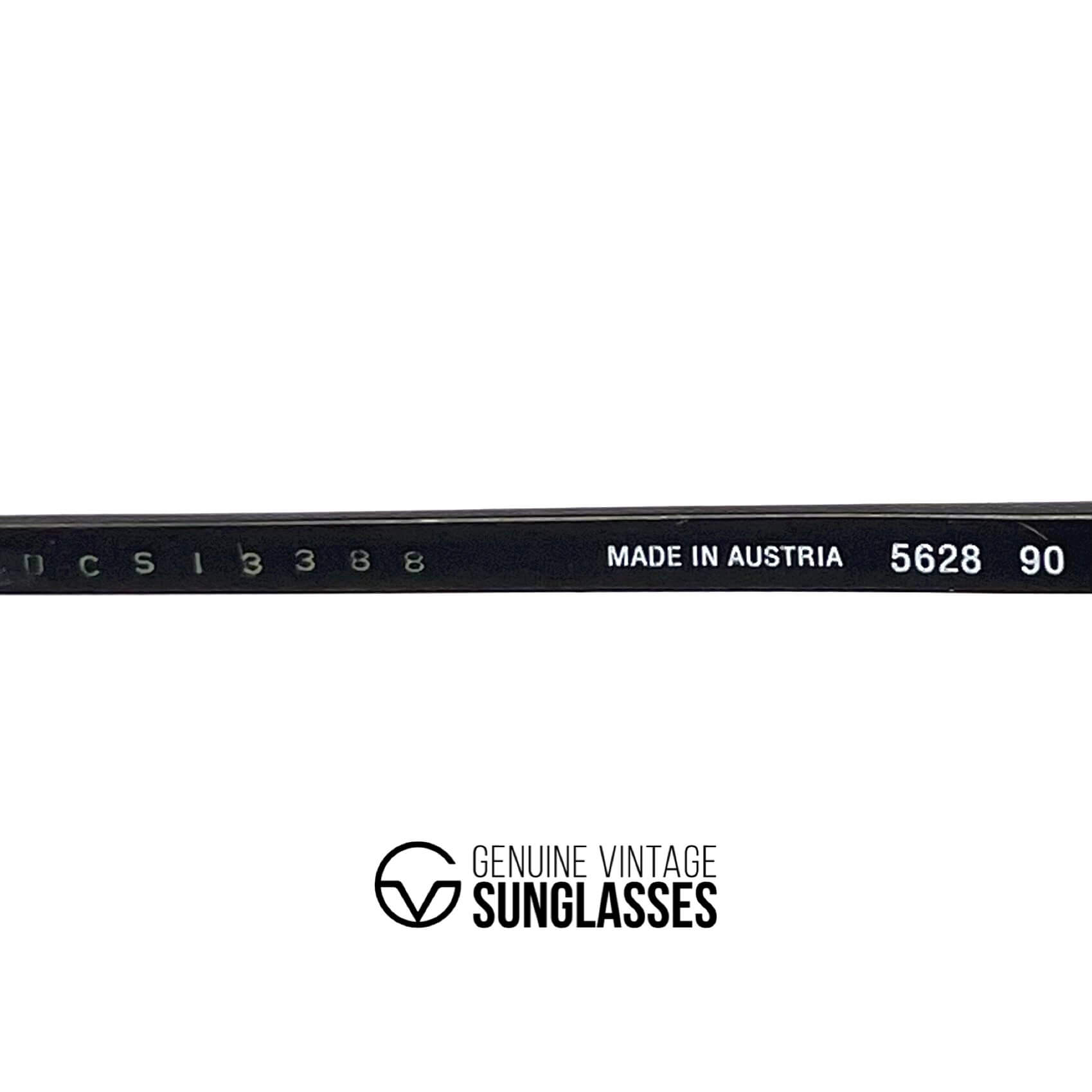 Vintage PORSCHE DESIGN by CARRERA 5628 rimless folding sunglasses