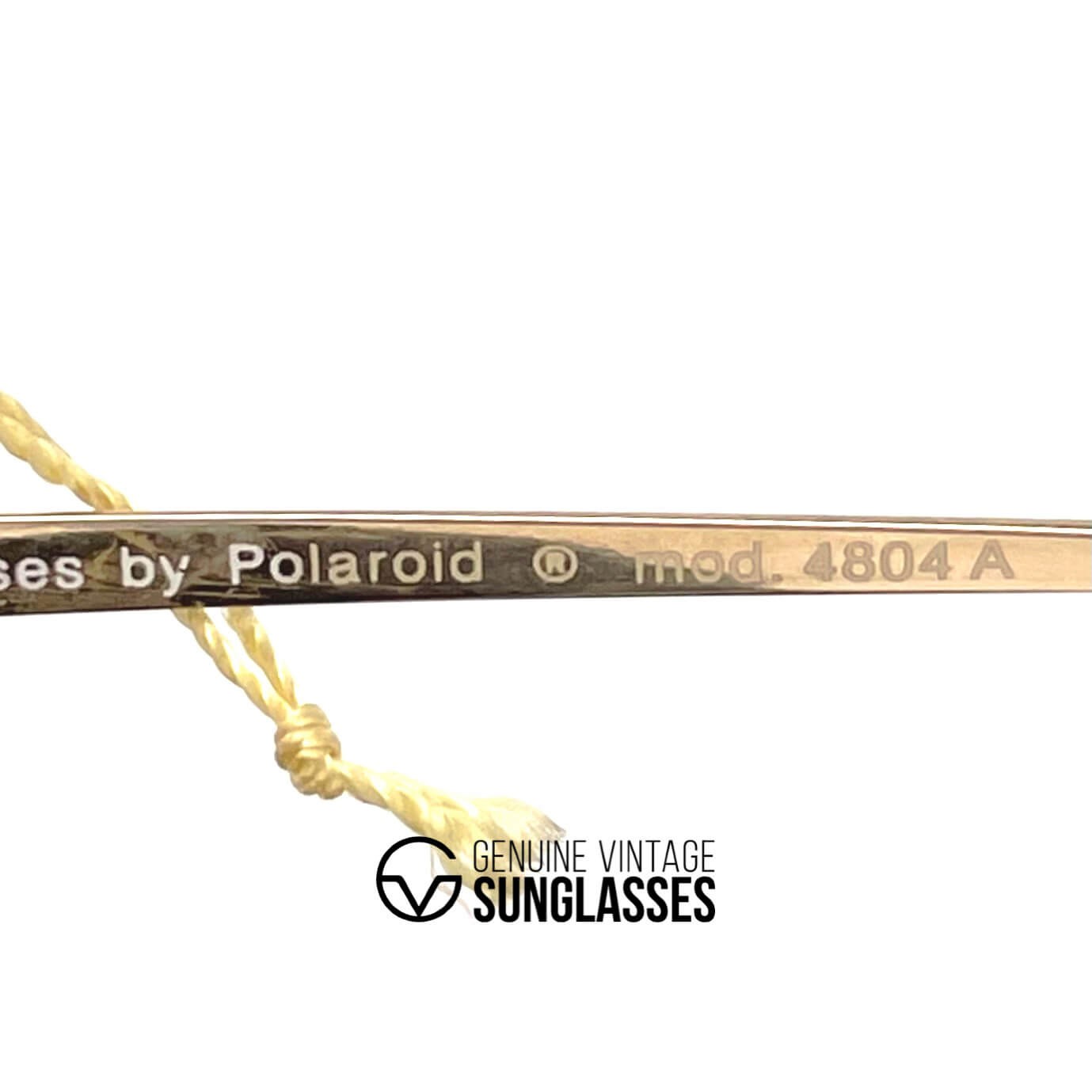 Vintage BORIS BECKER 4804A gold aviator sunglasses