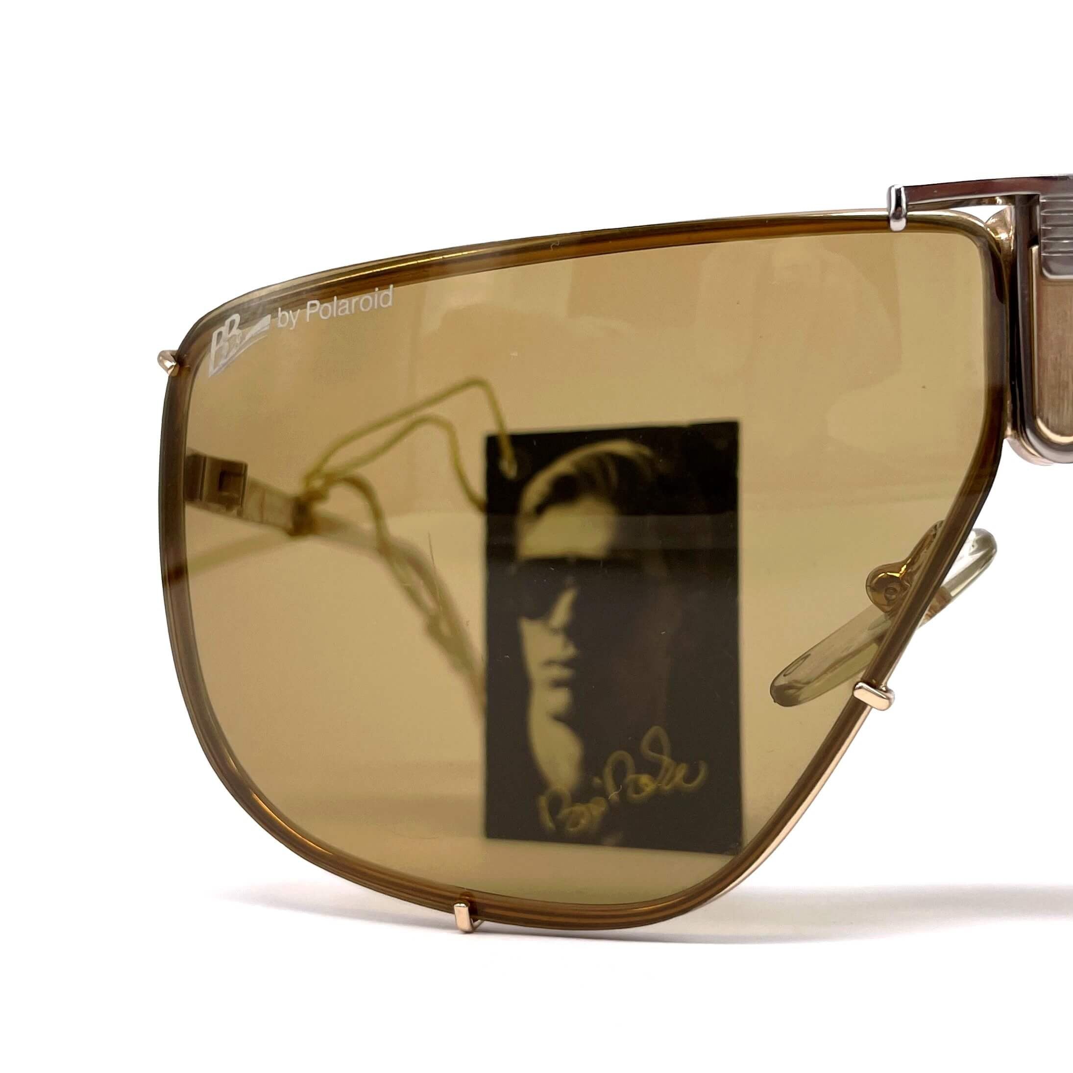 Vintage BORIS BECKER 4804A gold aviator sunglasses