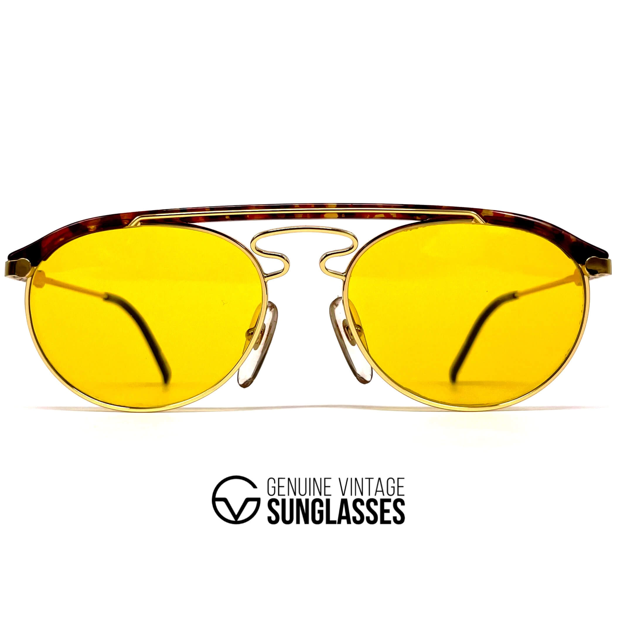 Vintage CARRERA 5119 by BOSS yellow kalichrome designer sunglasses