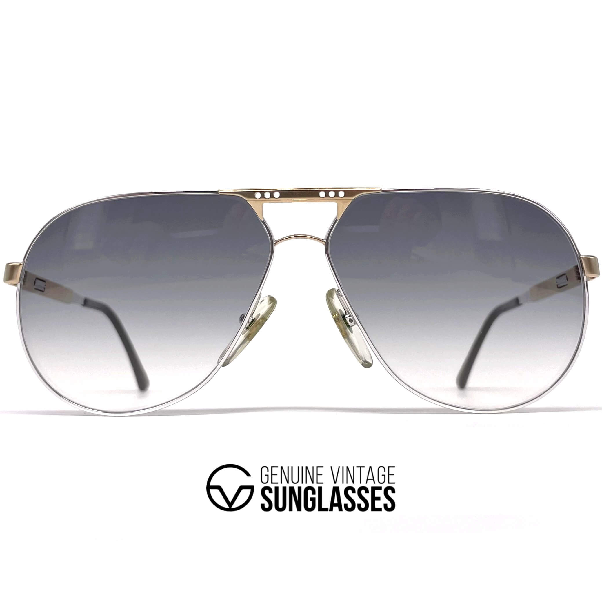 Vintage CARRERA 5318 VARIO silver gold aviator sunglasses