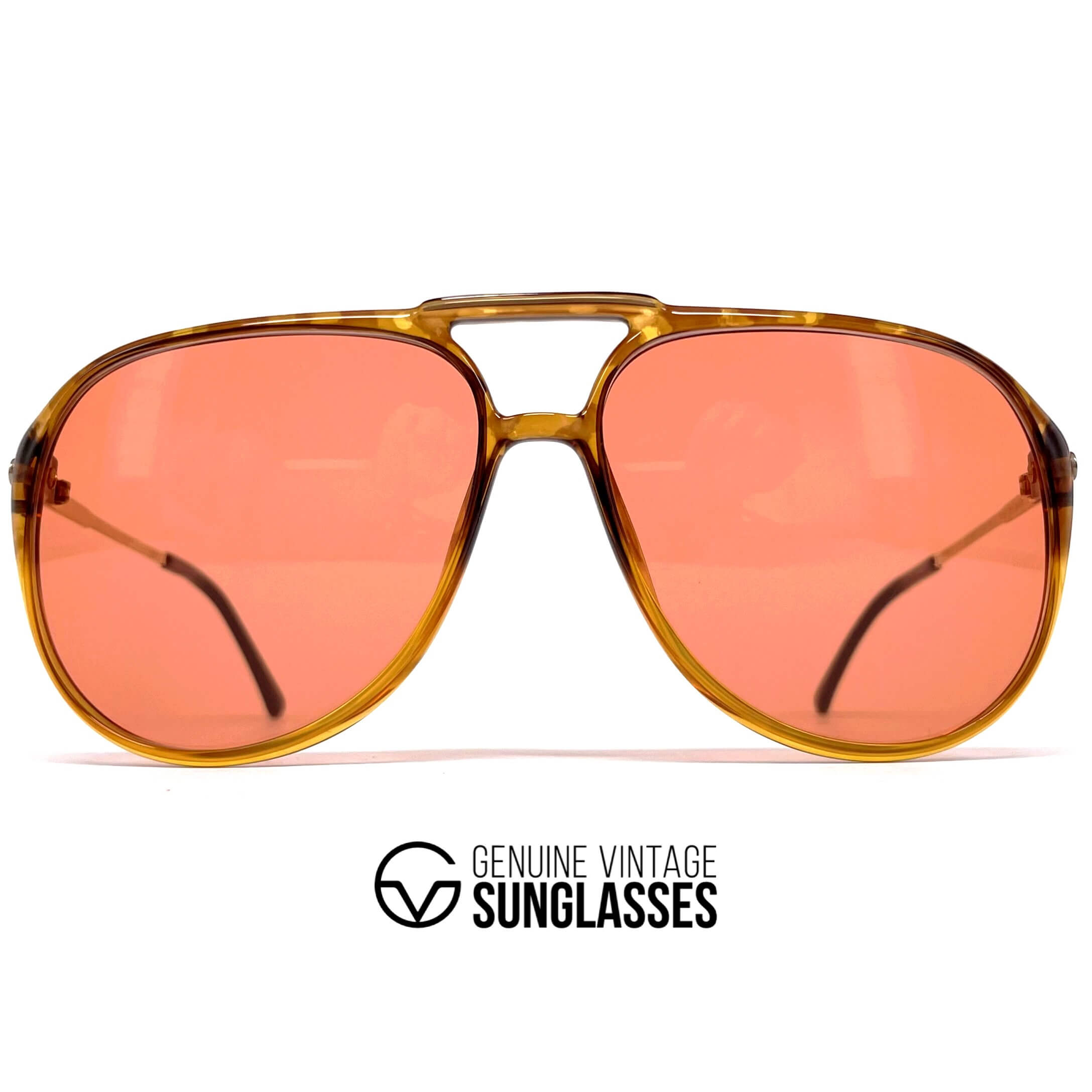 Vintage CARRERA 5321 orange tortoise shell sunglasses