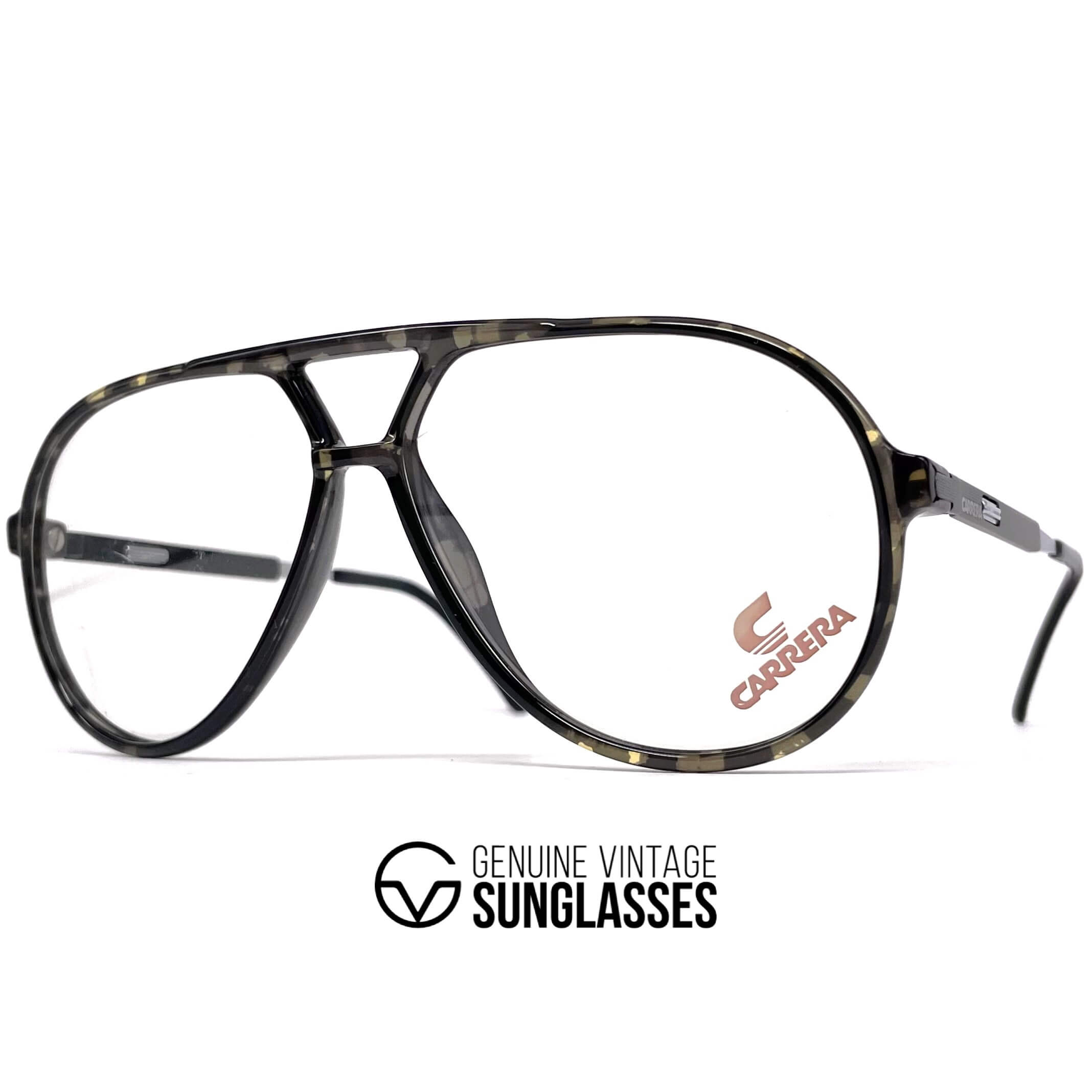 Vintage CARRERA 5335 VARIO crystal aviator glasses frames
