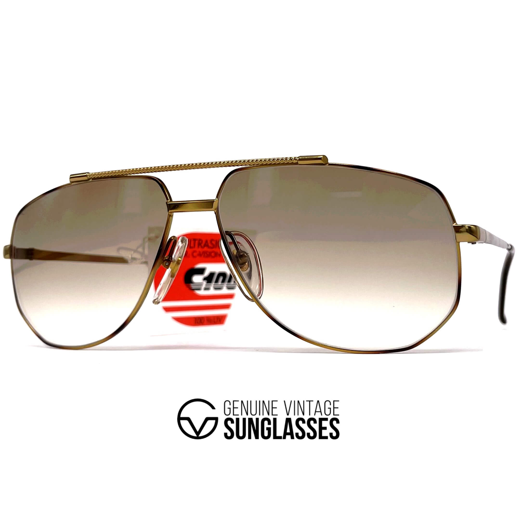 Vintage CARRERA 5384 Tortuga XXL aviator sunglasses