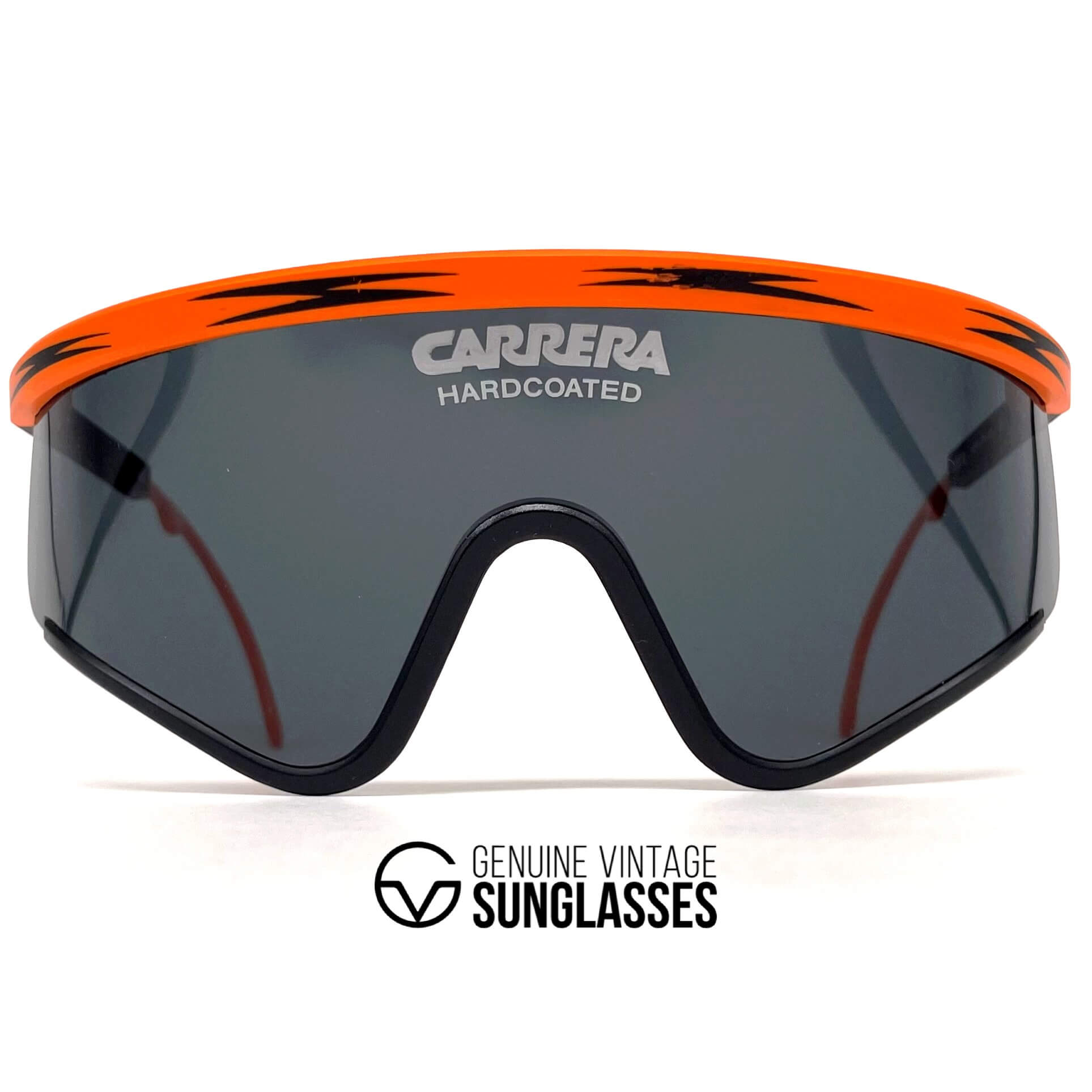Vintage CARRERA 5449 rare orange sports XXL sunglasses