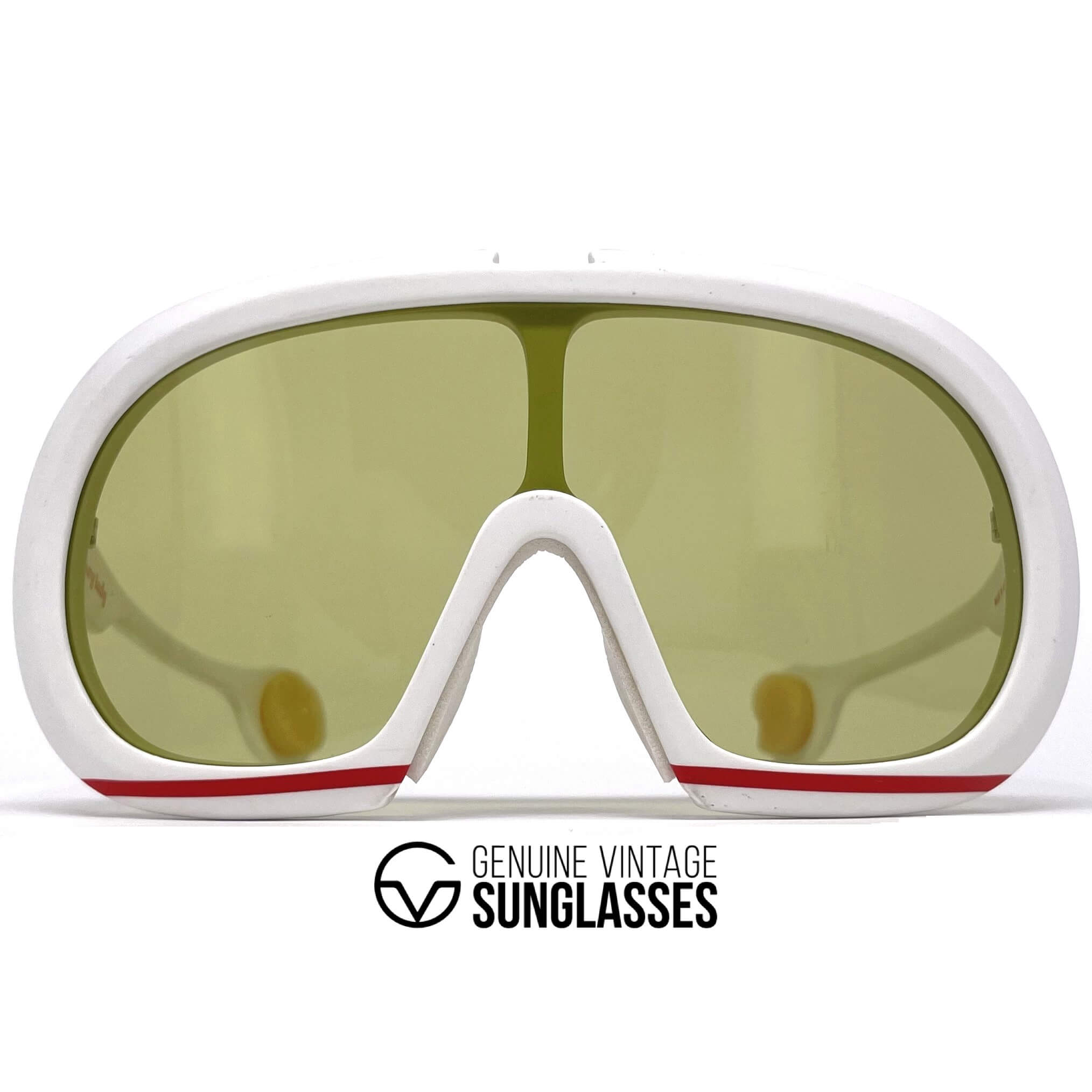 Vintage CARRERA 5531 Foxy Lady white designer sunglasses