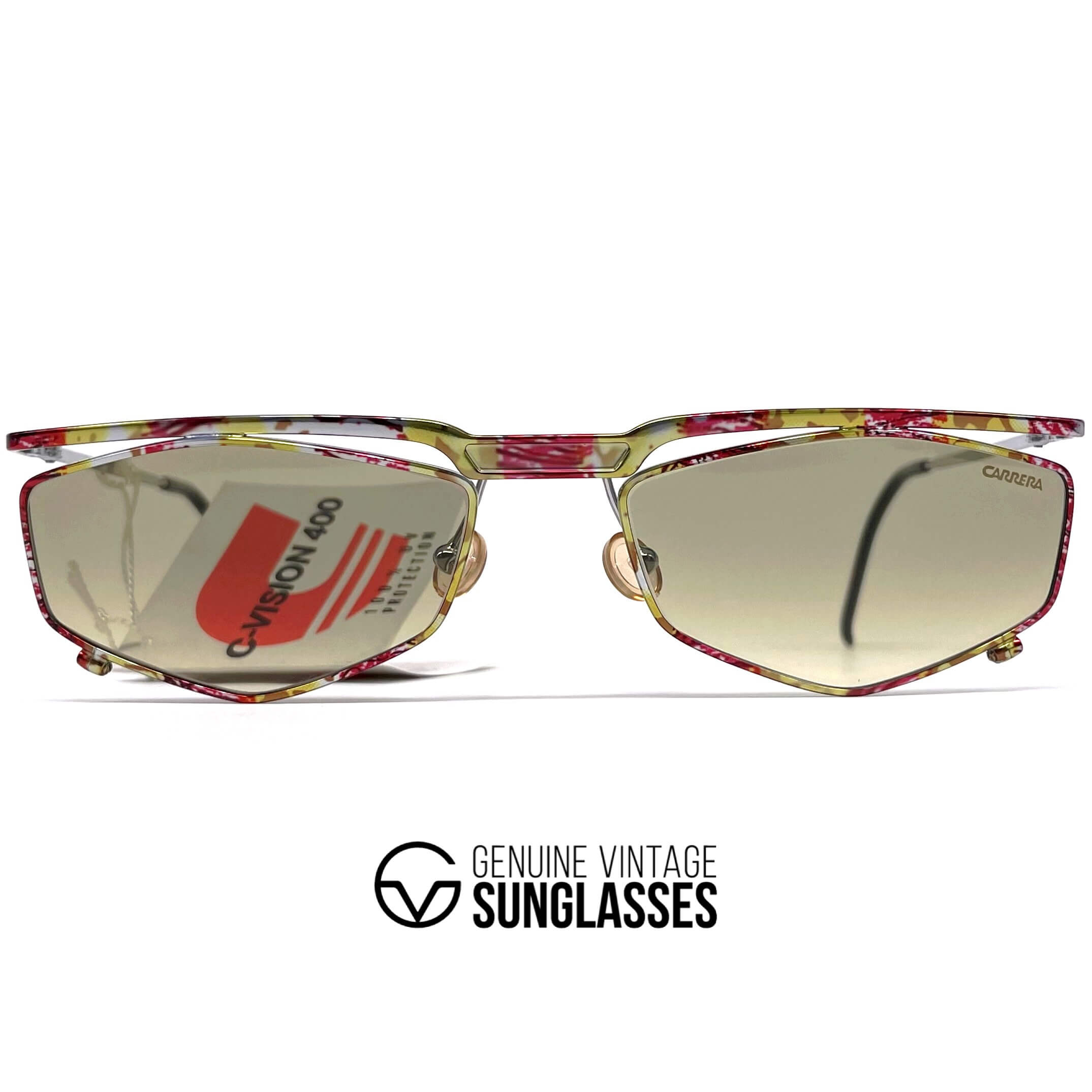 Vintage CARRERA 5546 "C-Vision 400" metal designer sunglasses