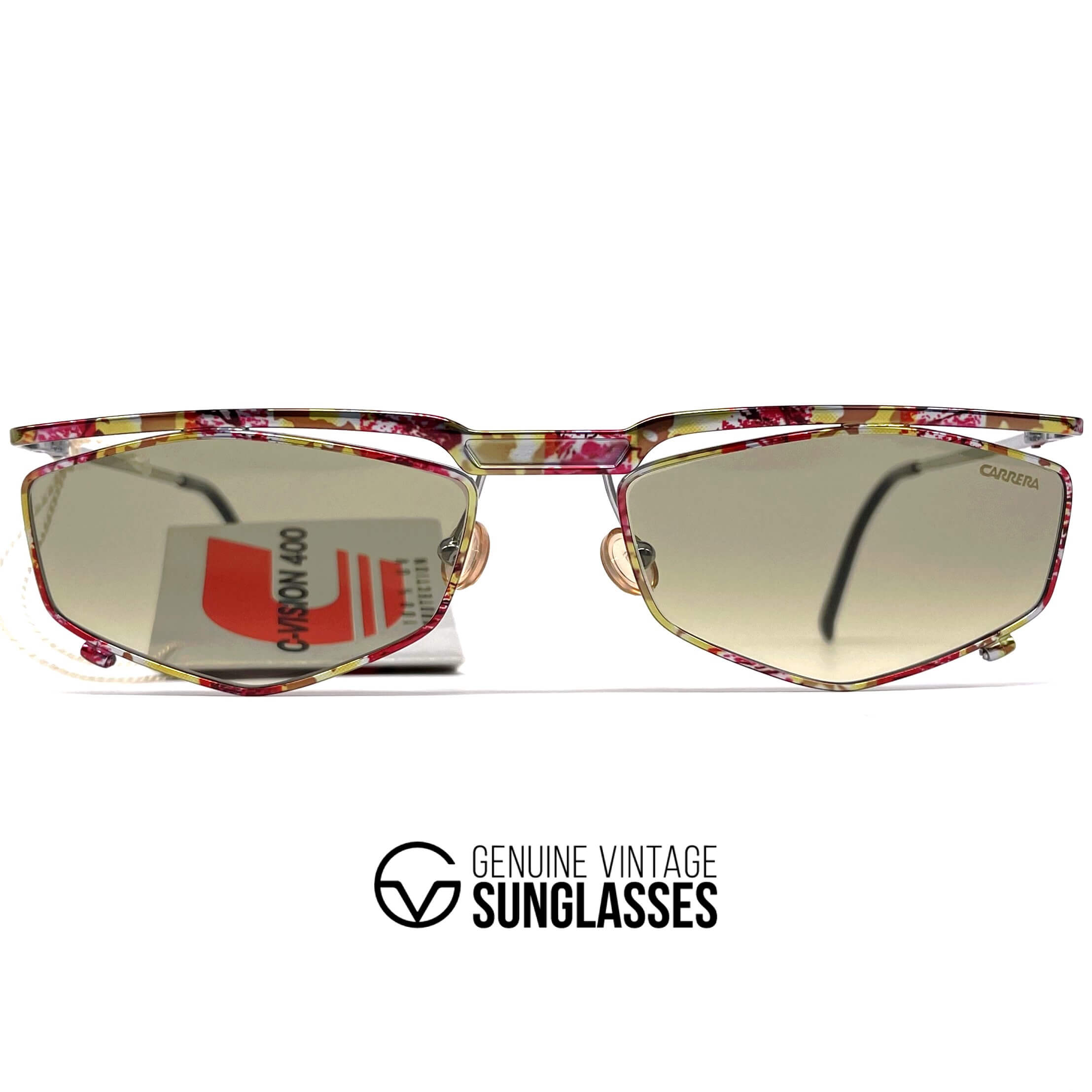 Vintage CARRERA 5546 "C-Vision 400" metal designer sunglasses